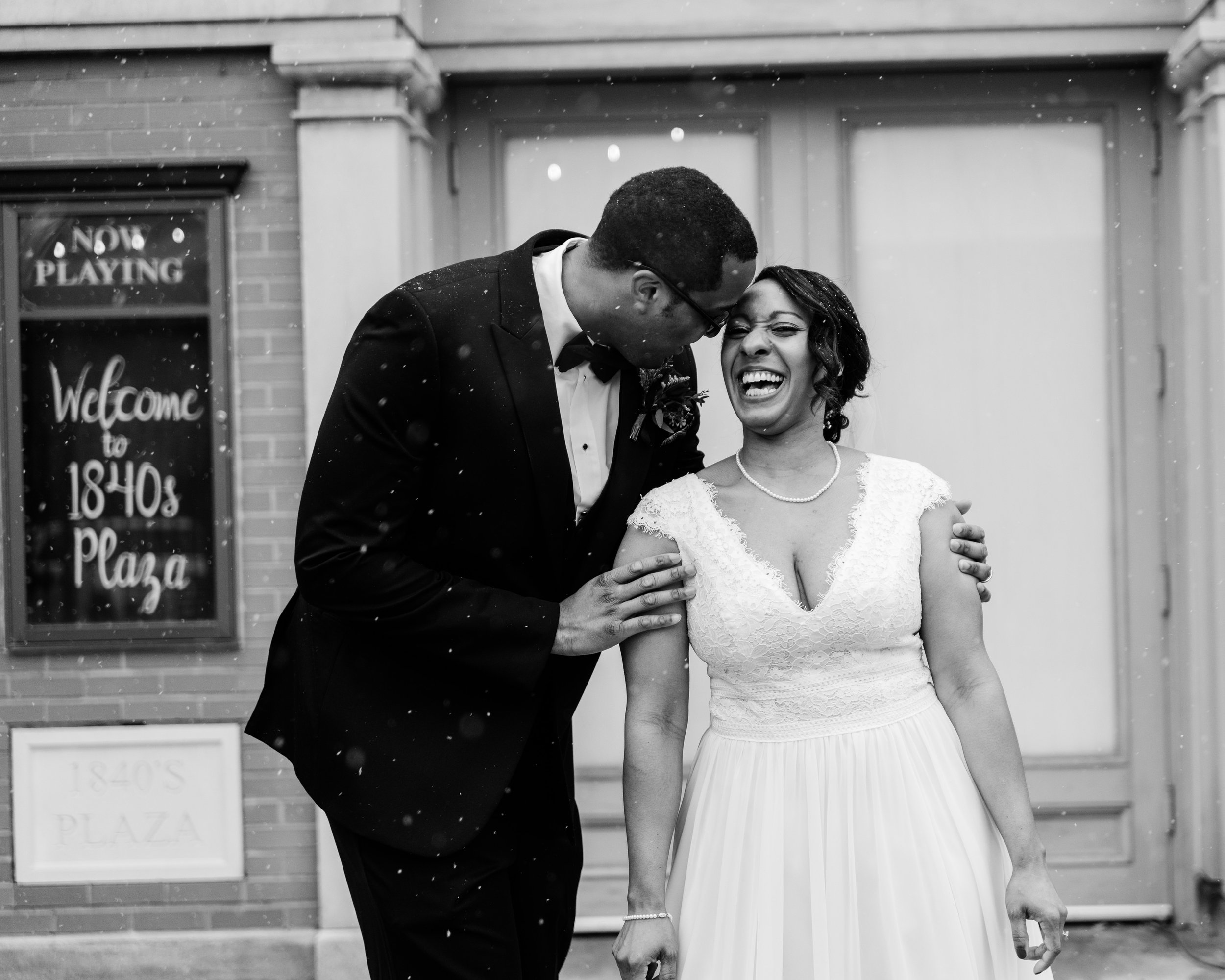 Snowy Winter Wedding at 1840's Plaza in Baltimore City Megapixels Media Photography-36.jpg