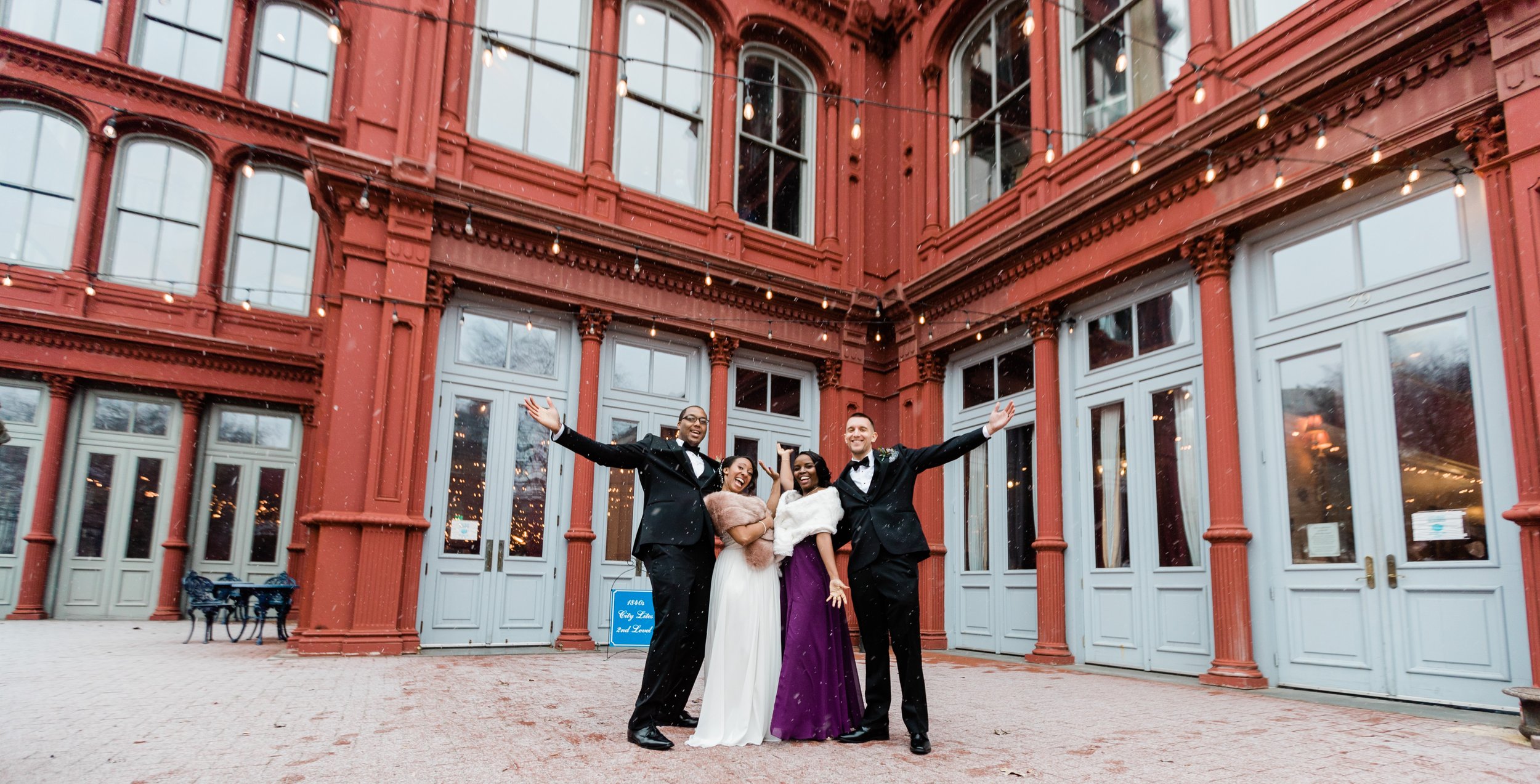 Snowy Winter Wedding at 1840's Plaza in Baltimore City Megapixels Media Photography-37.jpg