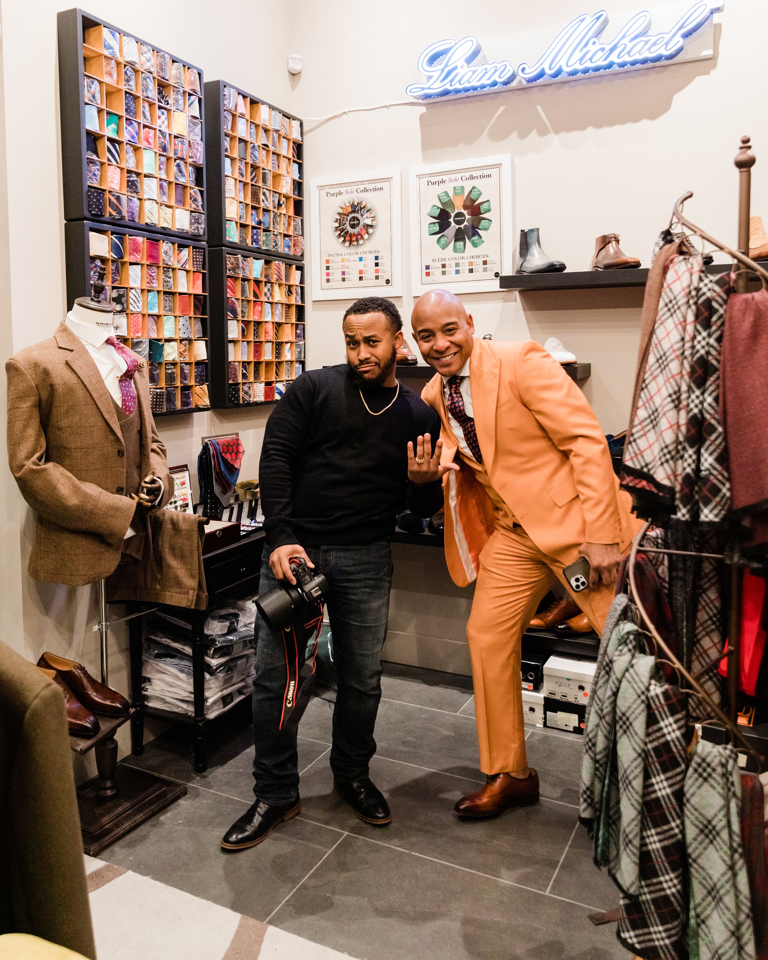 The Gentlemens Closet in Baltimore Maryland Best Custom Suit Menswear Boutique for Grooms Black Owned shot by Megapixels Media-39.jpg