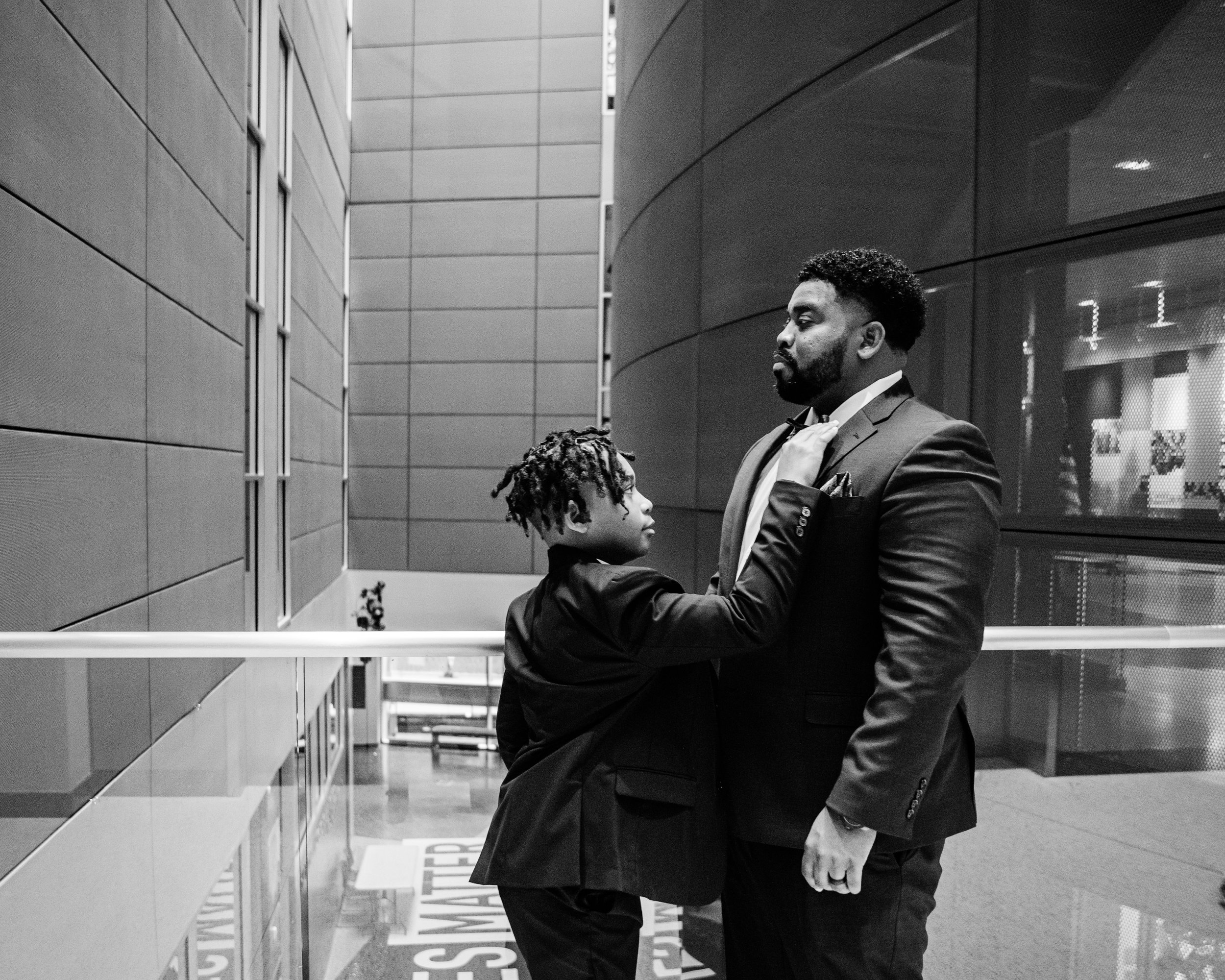Father and Son Black History Portraits at the Reginald Lewis Museum Baltimore Maryland Megapixels Media-4.jpg