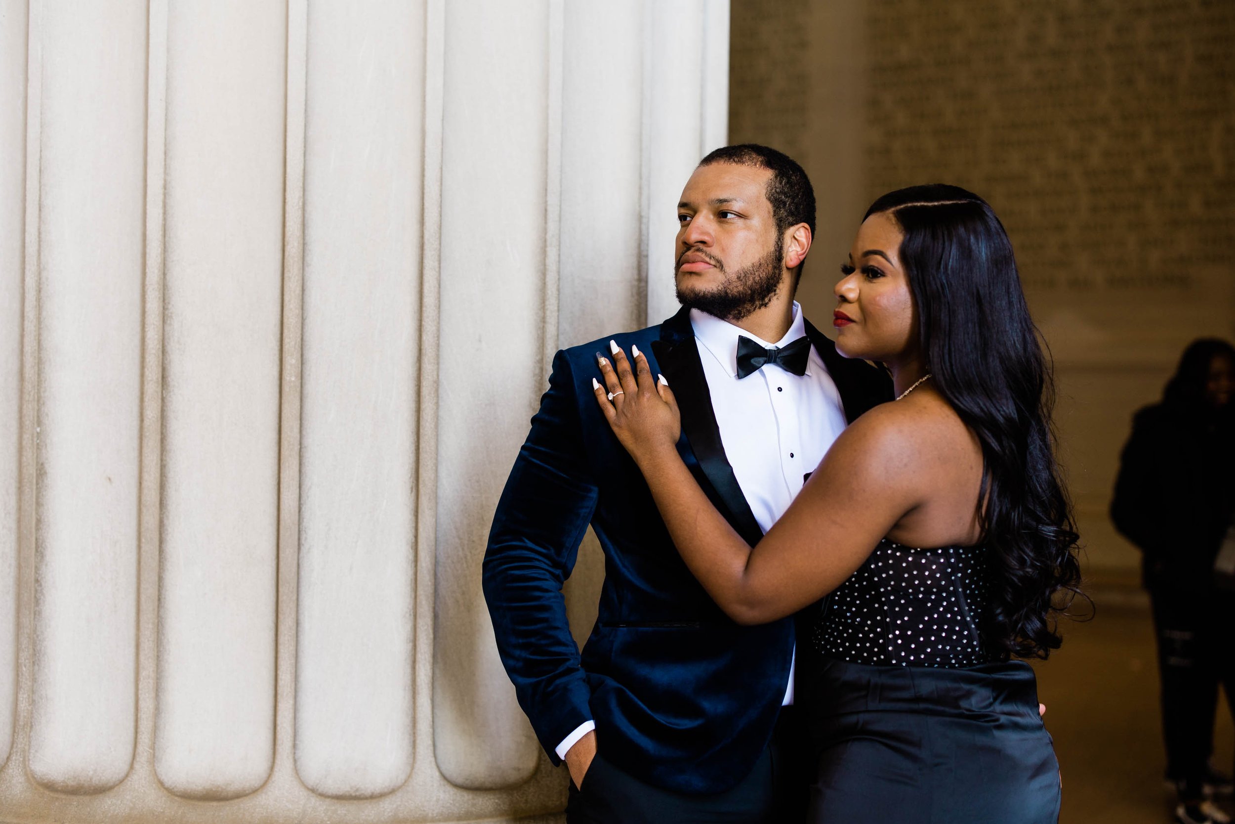 Top DC Engagement Session with Black Orchid Events Couple shot by Megapixels Media at the Lincoln Memorial-10.jpg