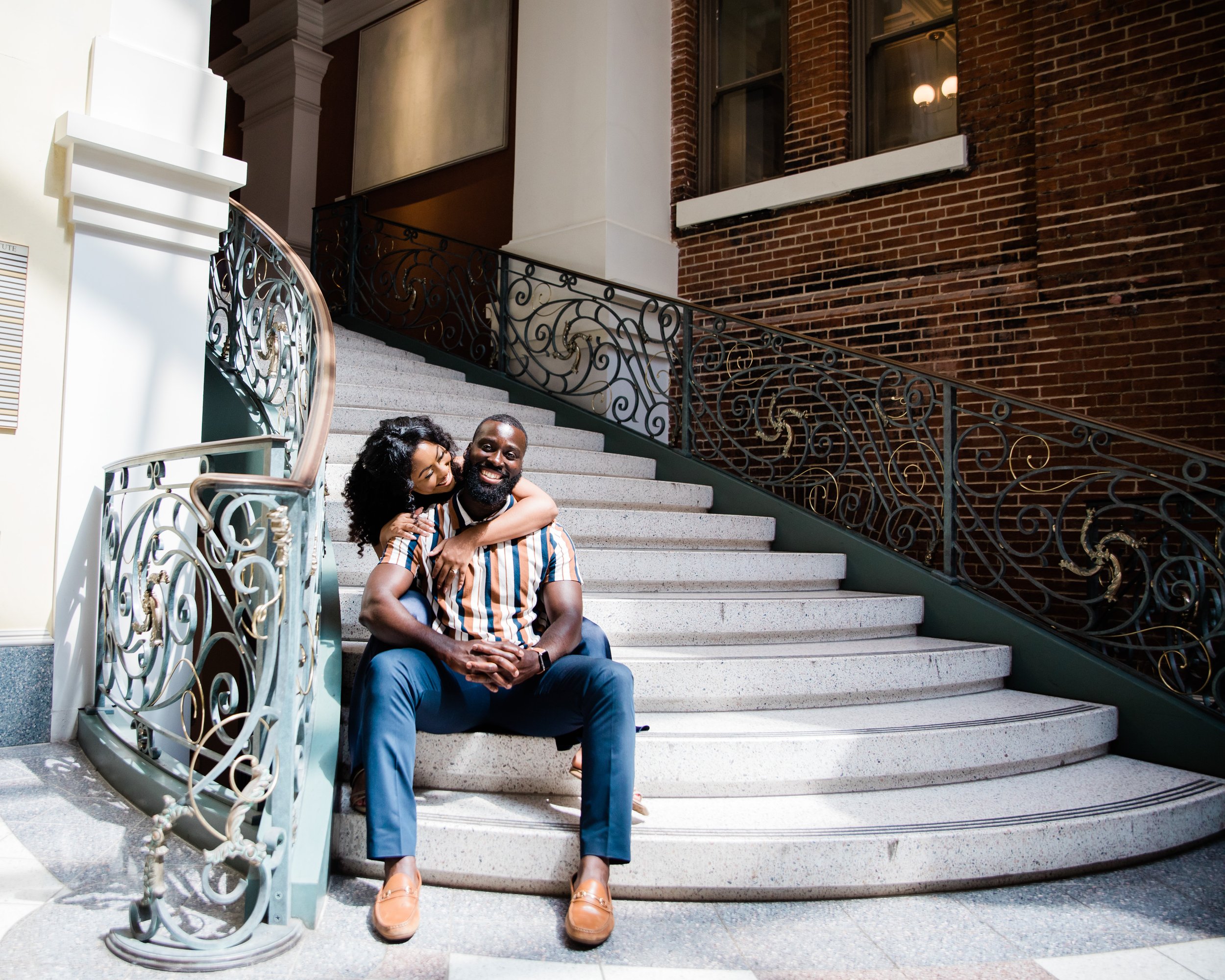 Best Engagement Photos in Mount Vernon Baltimore Maryland Black Husband and Wife Wedding Photographers Megapixels Media Photography-27.jpg