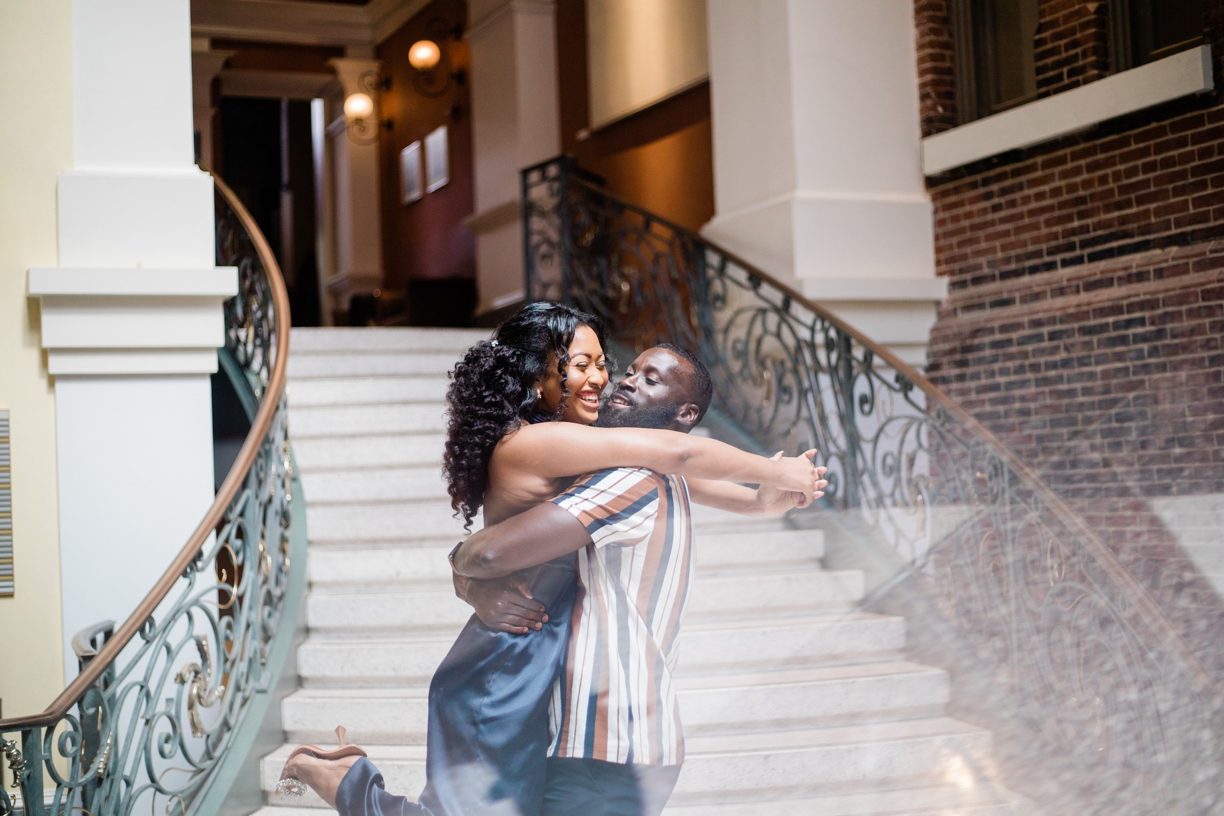 Best Engagement Photos in Mount Vernon Baltimore Maryland Black Husband and Wife Wedding Photographers Megapixels Media Photography-35.jpg