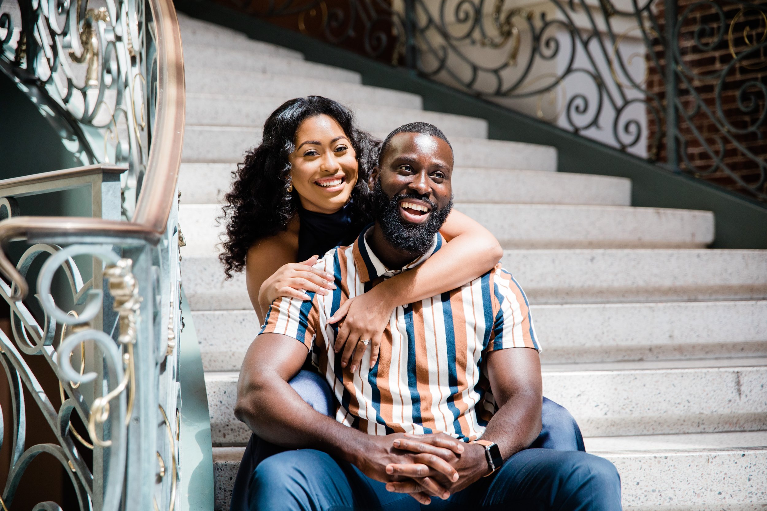 Best Engagement Photos in Mount Vernon Baltimore Maryland Black Husband and Wife Wedding Photographers Megapixels Media Photography-34.jpg