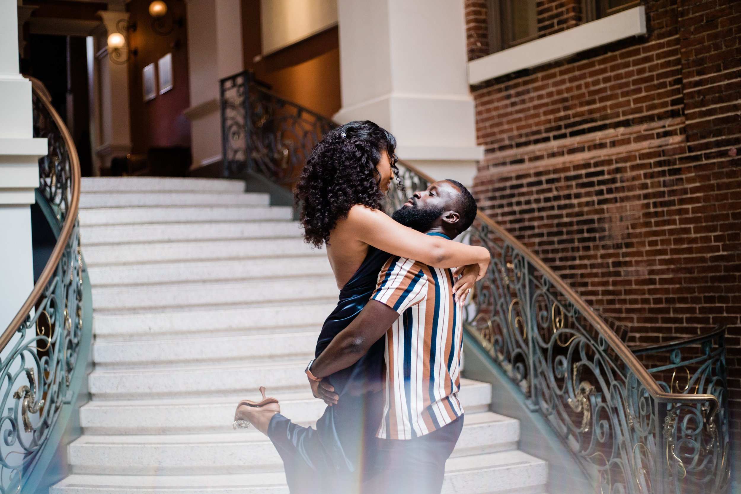 Best Engagement Photos in Mount Vernon Baltimore Maryland Black Husband and Wife Wedding Photographers Megapixels Media Photography-36.jpg