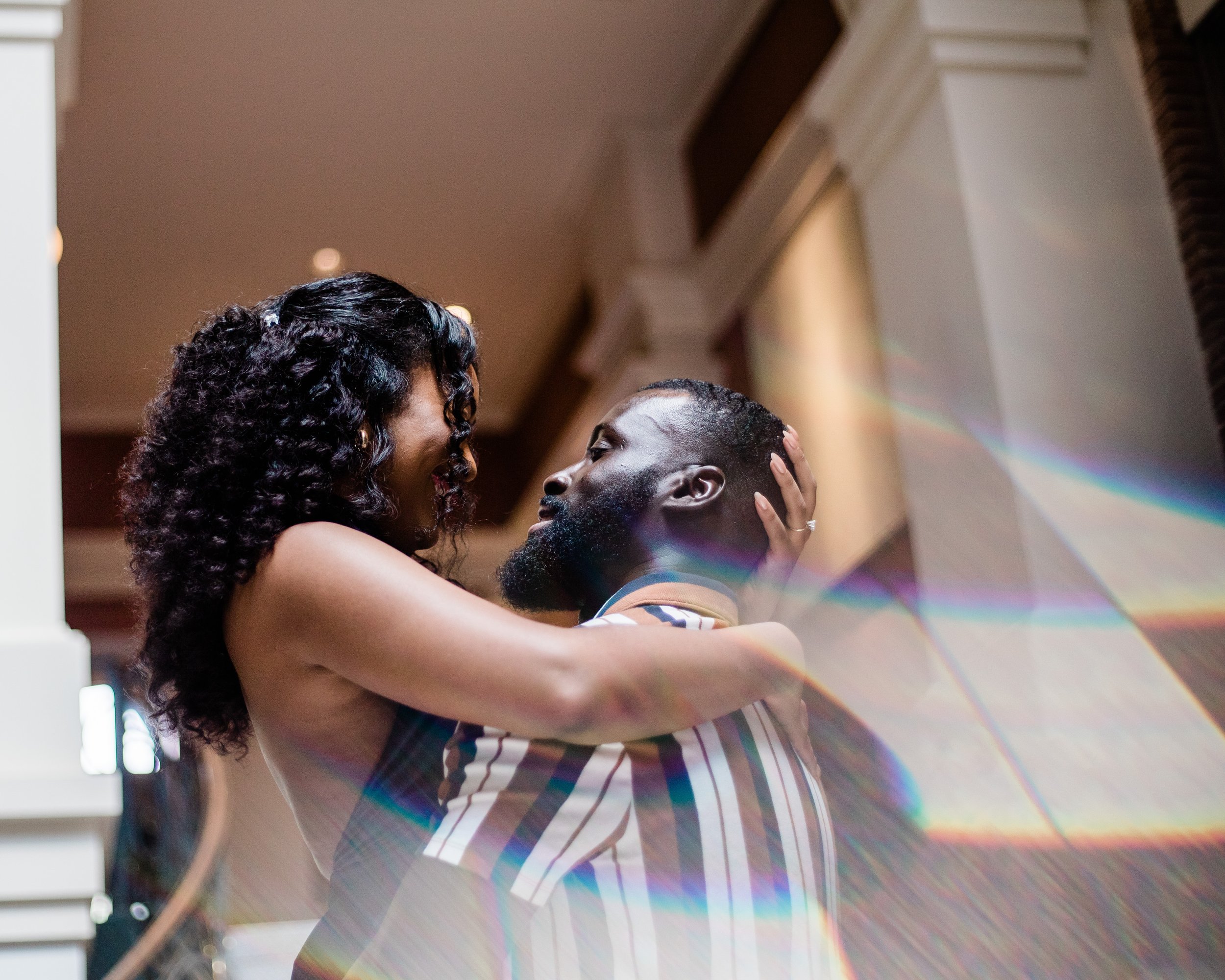 Best Engagement Photos in Mount Vernon Baltimore Maryland Black Husband and Wife Wedding Photographers Megapixels Media Photography-42.jpg