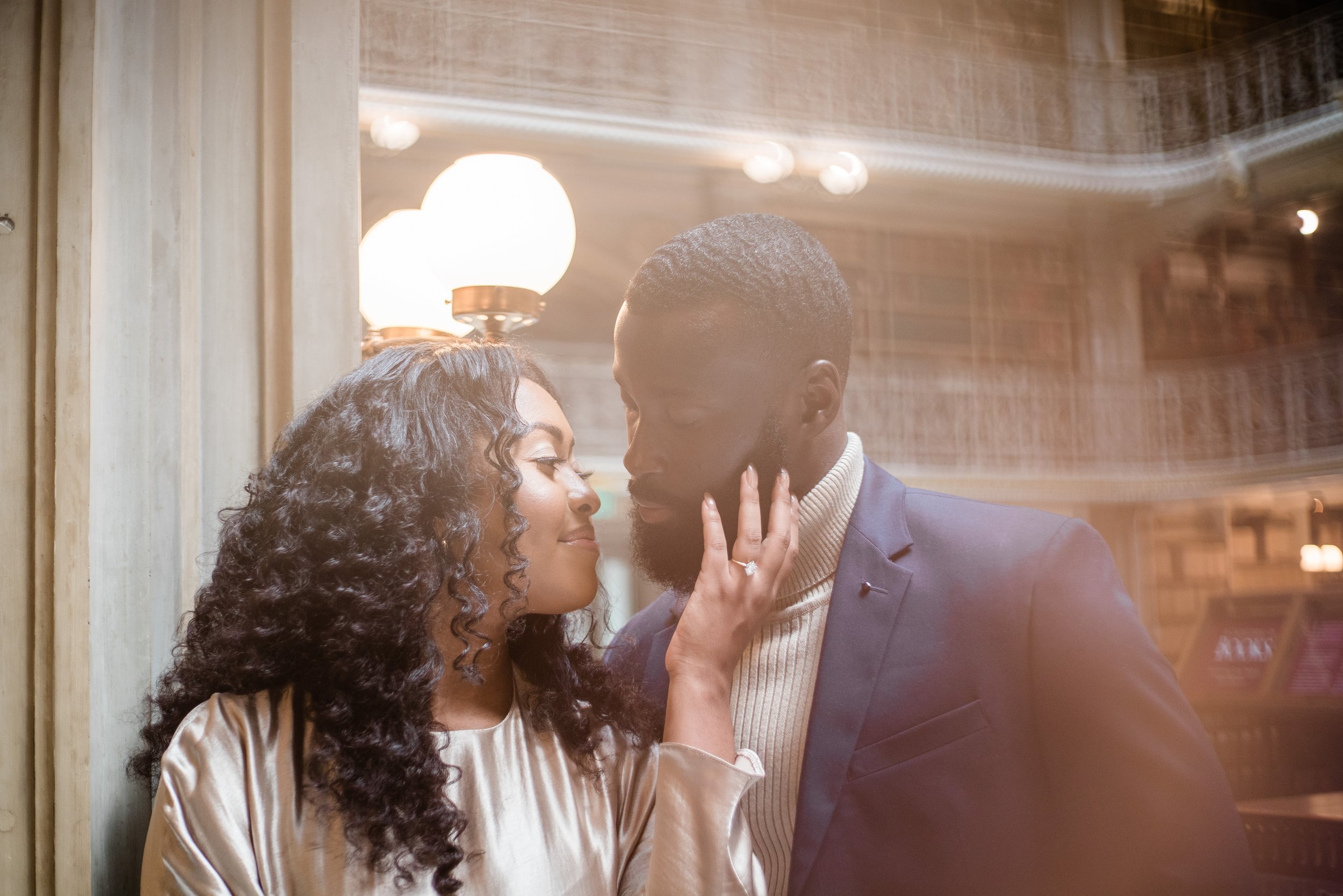 Disney Beauty and The Beast Inspired Engagement Session at The Peabody Library Baltimore Maryland shot by Megapixels Media Photography-29.jpg