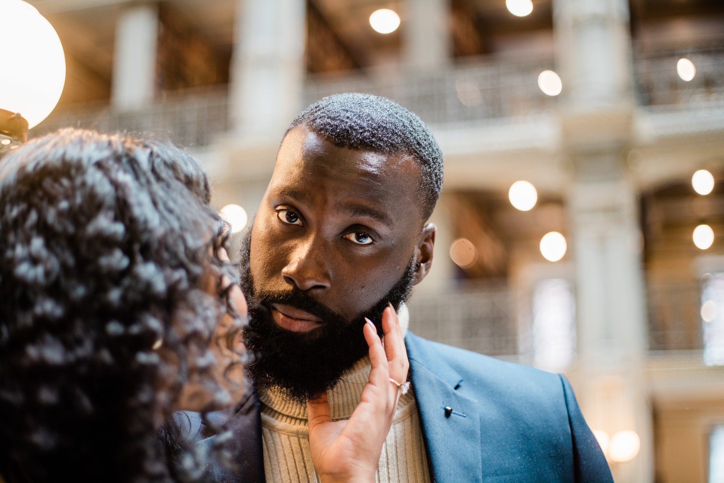 Disney Beauty and The Beast Inspired Engagement Session at The Peabody Library Baltimore Maryland shot by Megapixels Media Photography-30.jpg