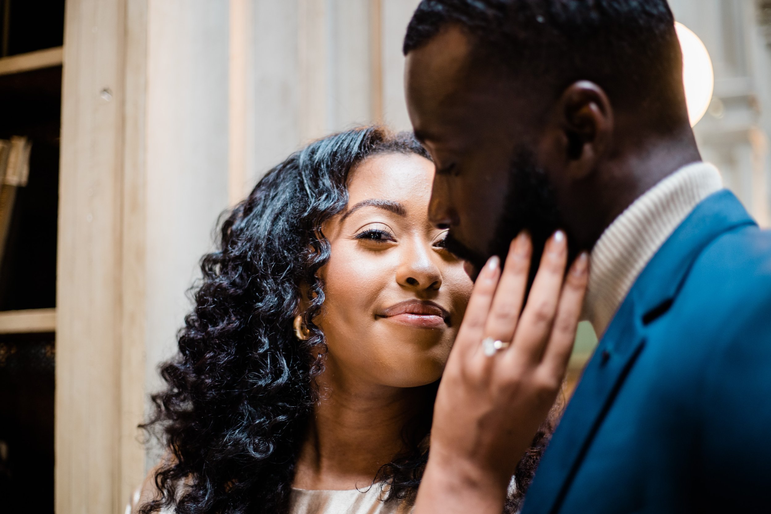 Disney Beauty and The Beast Inspired Engagement Session at The Peabody Library Baltimore Maryland shot by Megapixels Media Photography-31.jpg