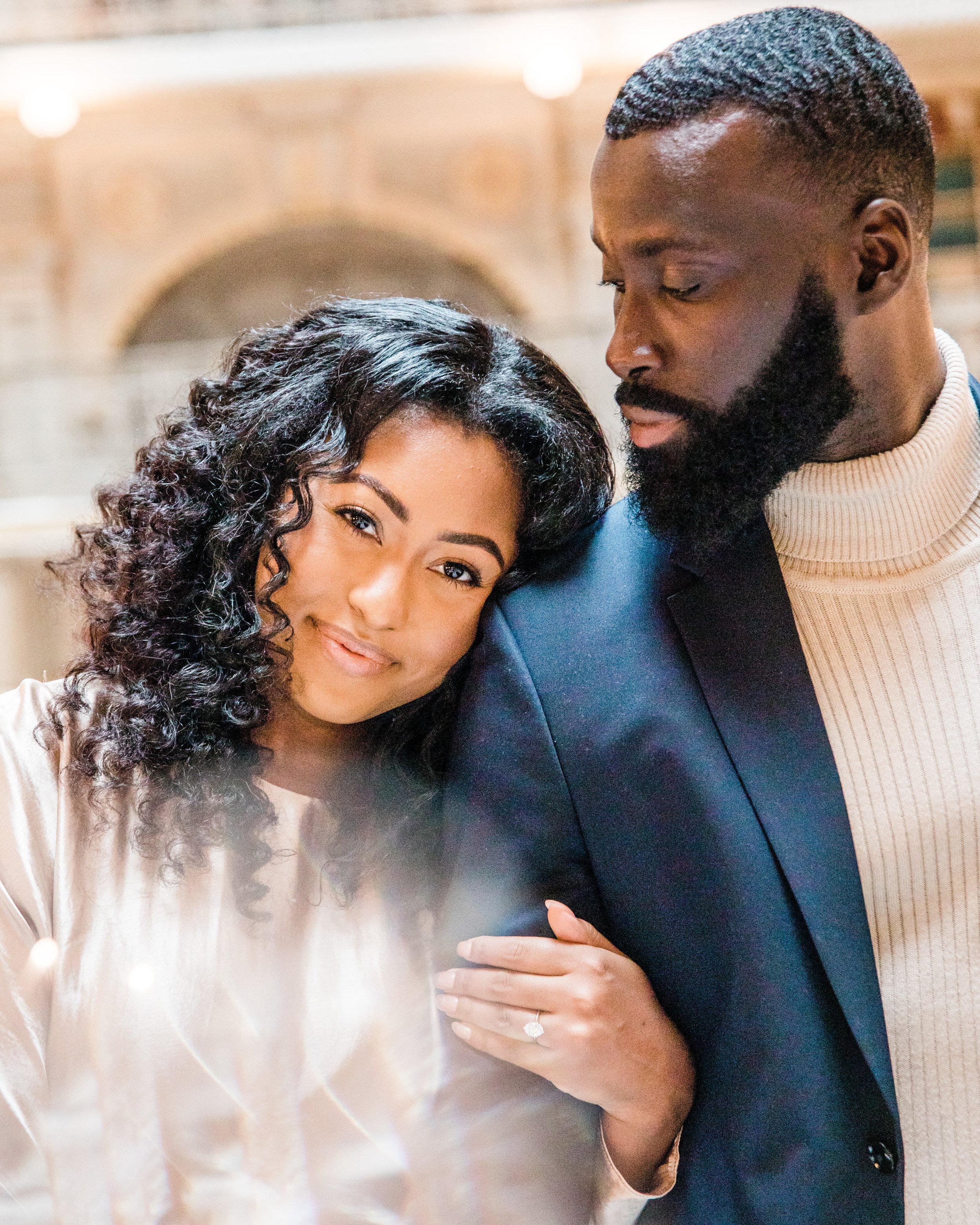 Disney Beauty and The Beast Inspired Engagement Session at The Peabody Library Baltimore Maryland shot by Megapixels Media Photography-33.jpg