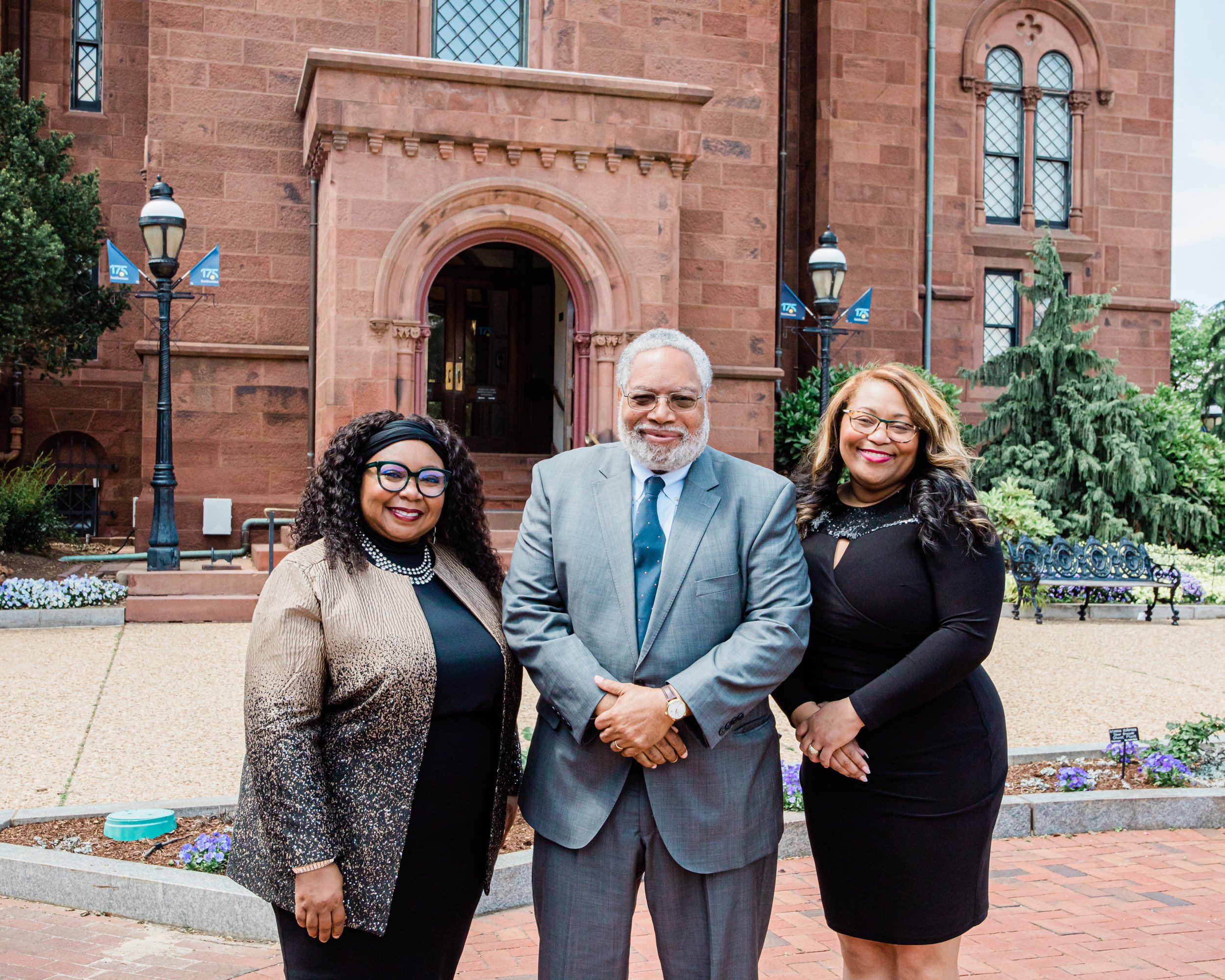 Meeting Lonnie Bunch at the Smithsonian Castle with AAAM-18.jpg