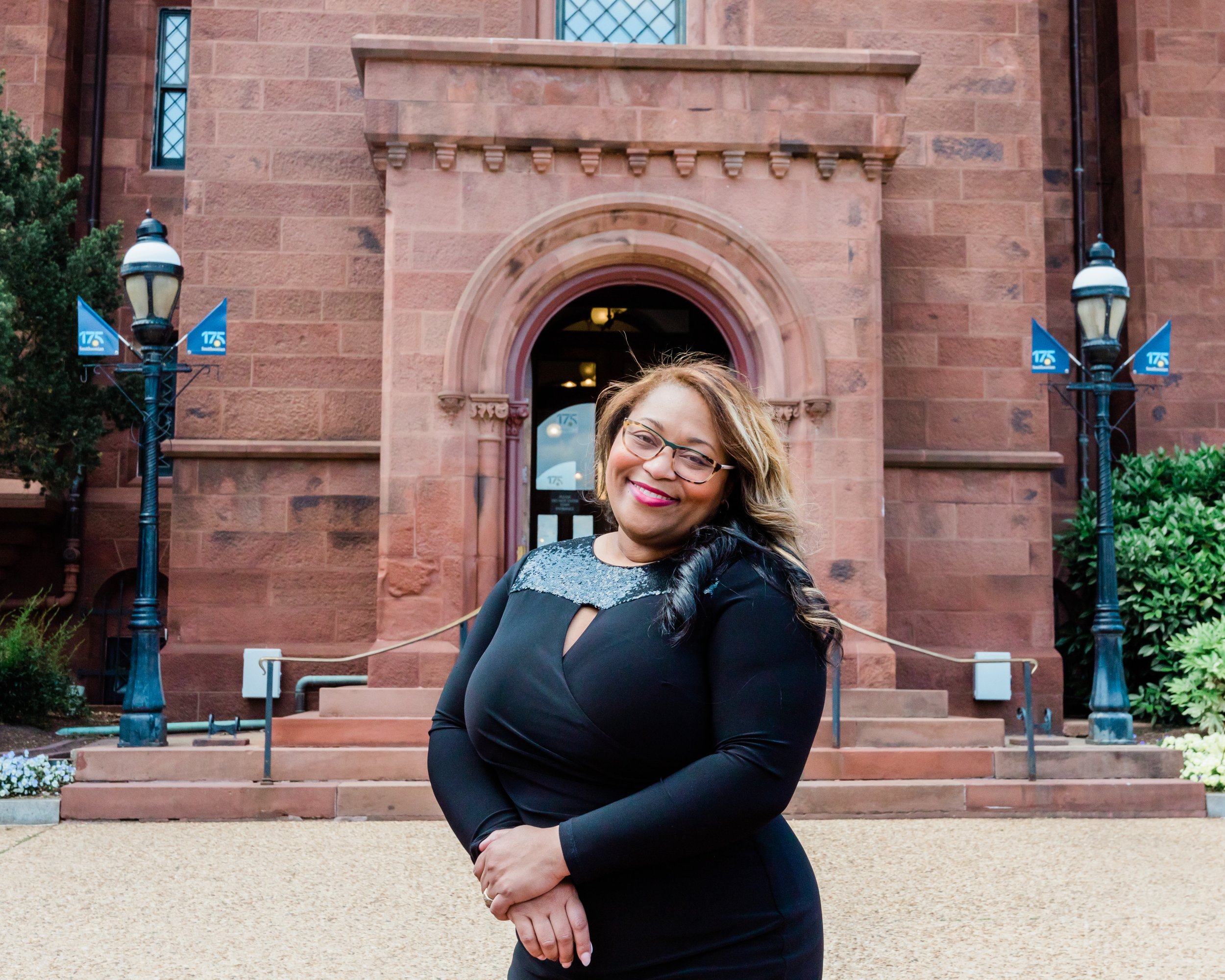 Meeting Lonnie Bunch at the Smithsonian Castle with AAAM-22.jpg