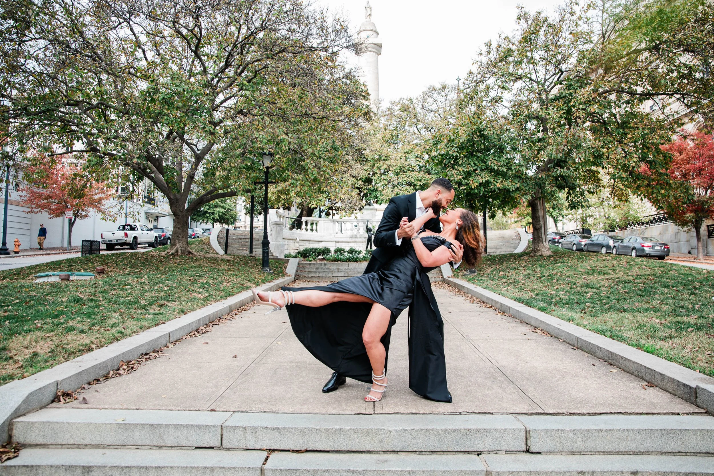 Classic Black Engagement Photos at Mouint Vernon Baltimore Maryland Husband and Wife Wedding Photographers Megapixels Media Photography-15.jpg