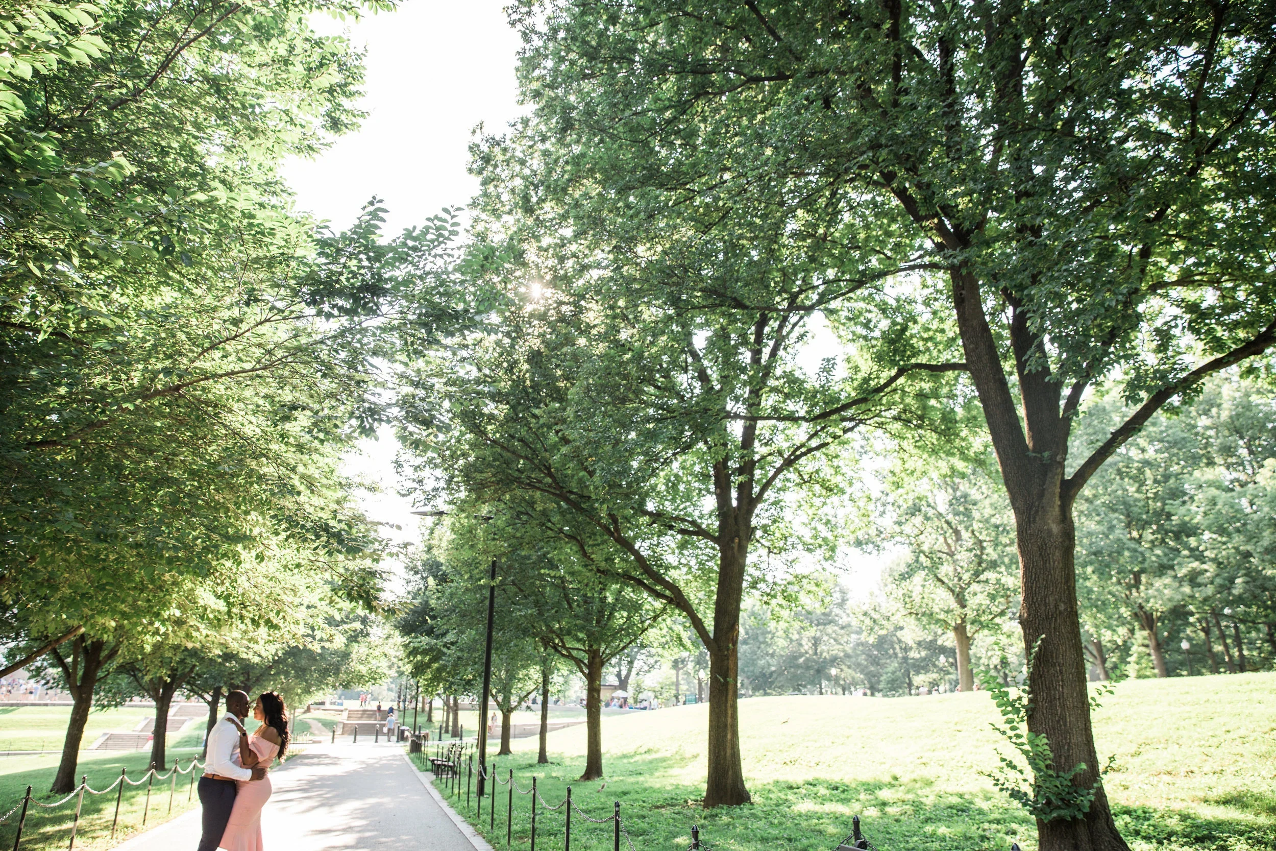 Beautiful DC Engagement Session with husband and wife wedding photography team Megapixels Media Photography.webp