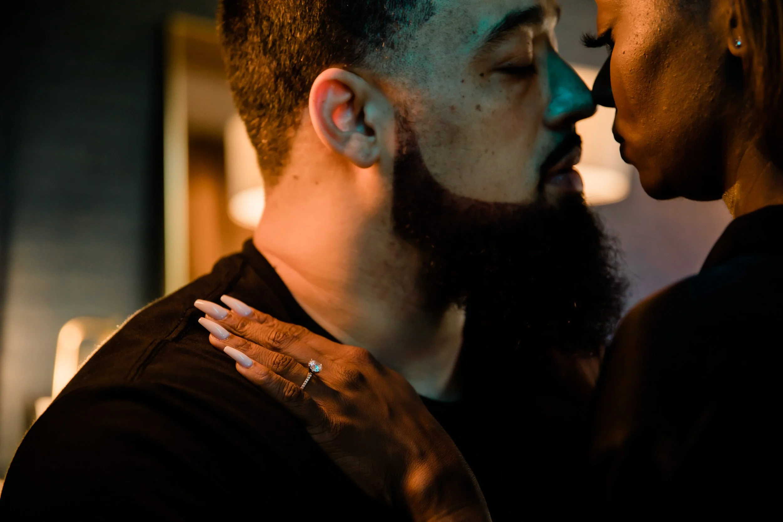 Noir Boudoir Baltimore Engagement Session Megapixels Media Photography-16.jpg