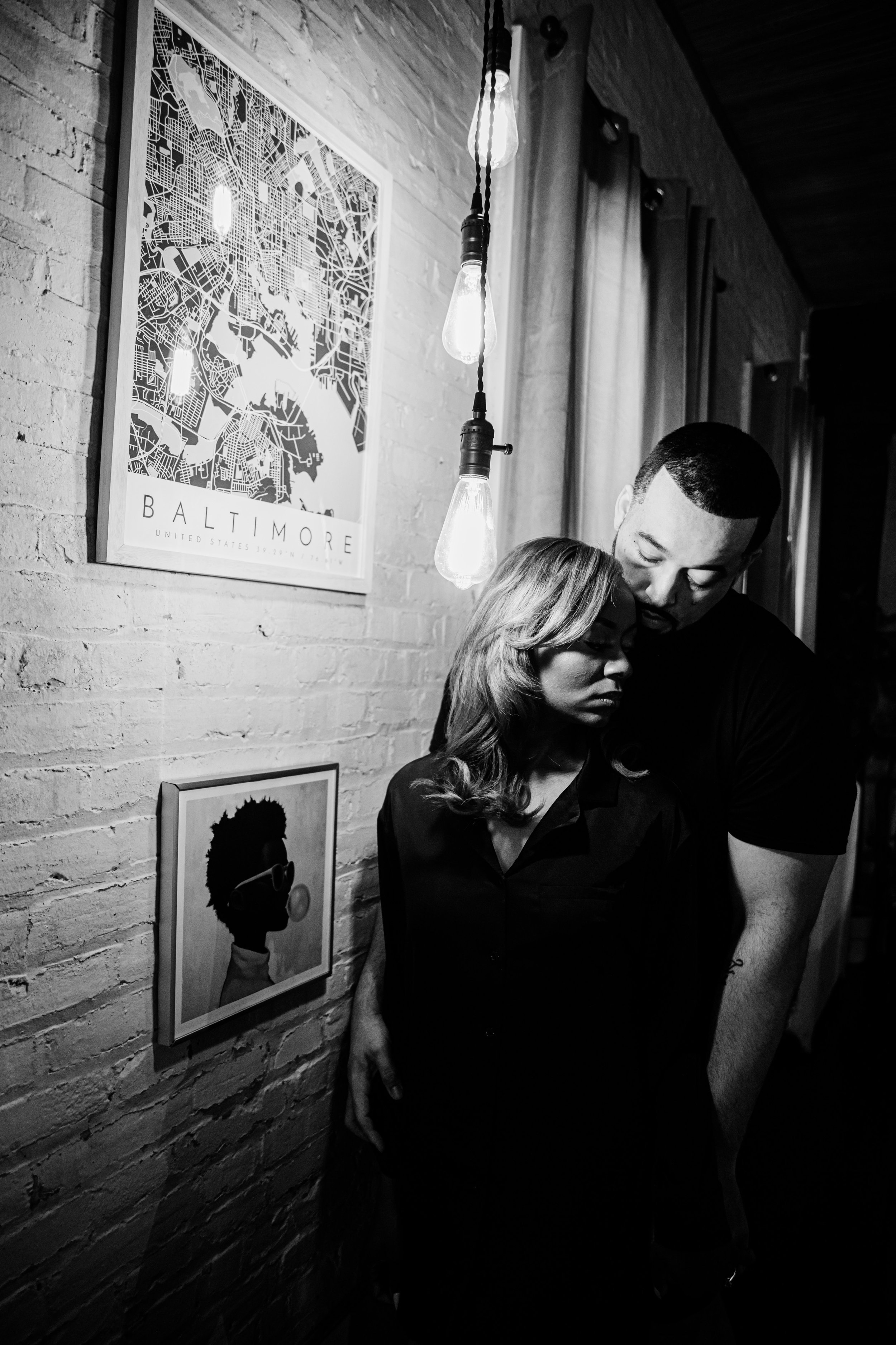 Noir Boudoir Baltimore Engagement Session Megapixels Media Photography-34.jpg
