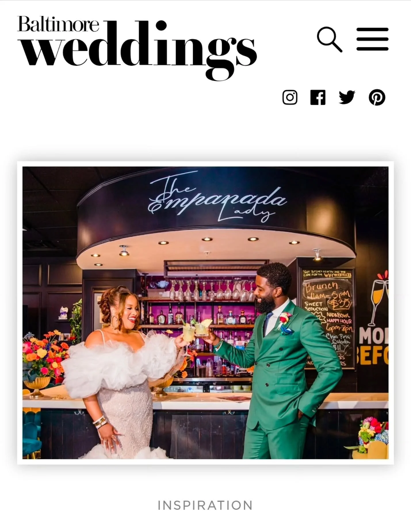We got published 🤍✨

Honored to have our work featured in @BaltimoreWeddings a platform that celebrates the beauty of love in our favorite city (the best city in the world😁)

This shoot was rooted in culture, connection, and community&hellip; a rem