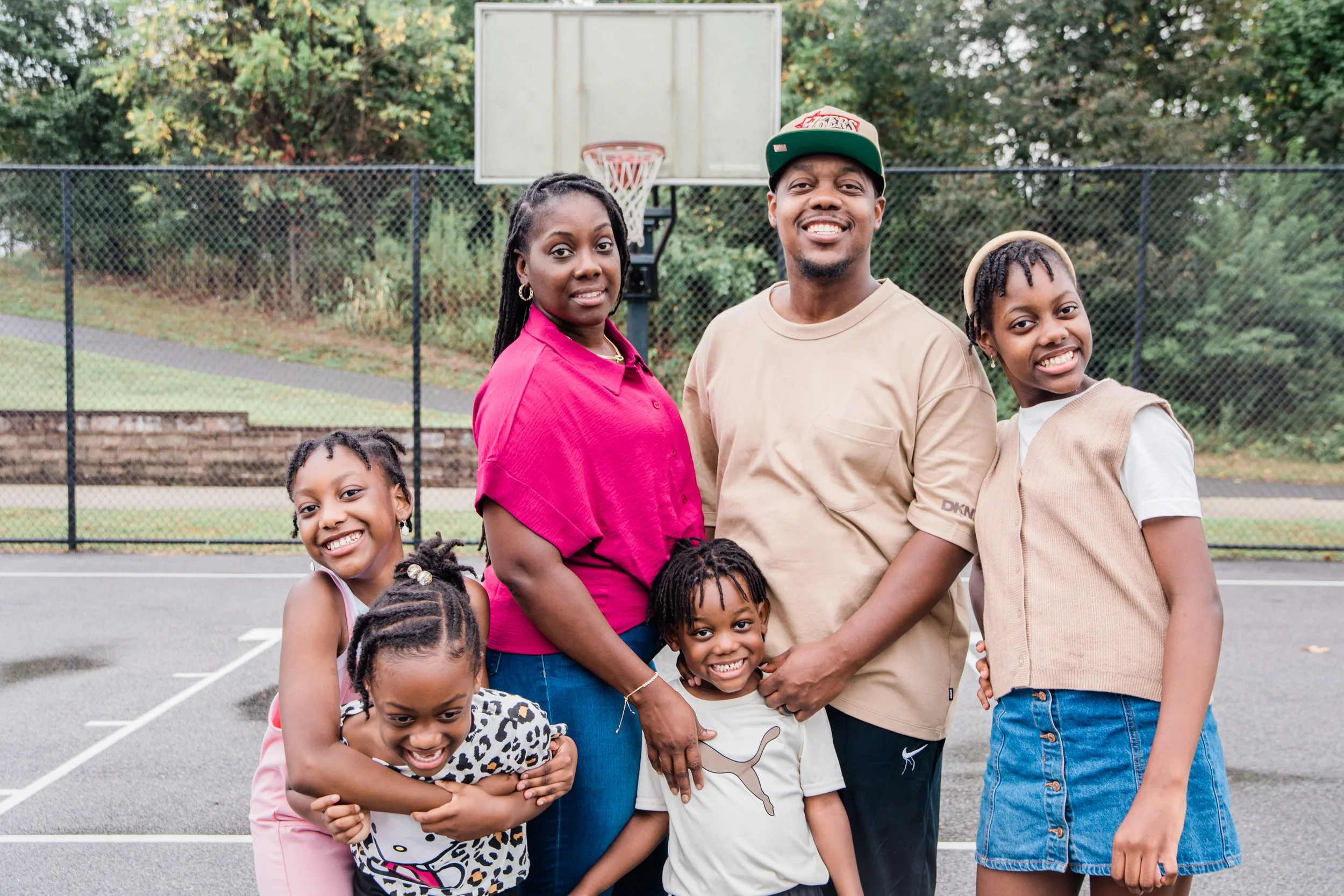 Basketball-Inspired Family Photography Session in Baltimore | Maryland Family Photographer