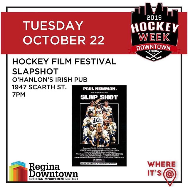 Tonight at 7 PM. Come experience the pub with a little Slapshot as we kick off our downtown hockey week events!