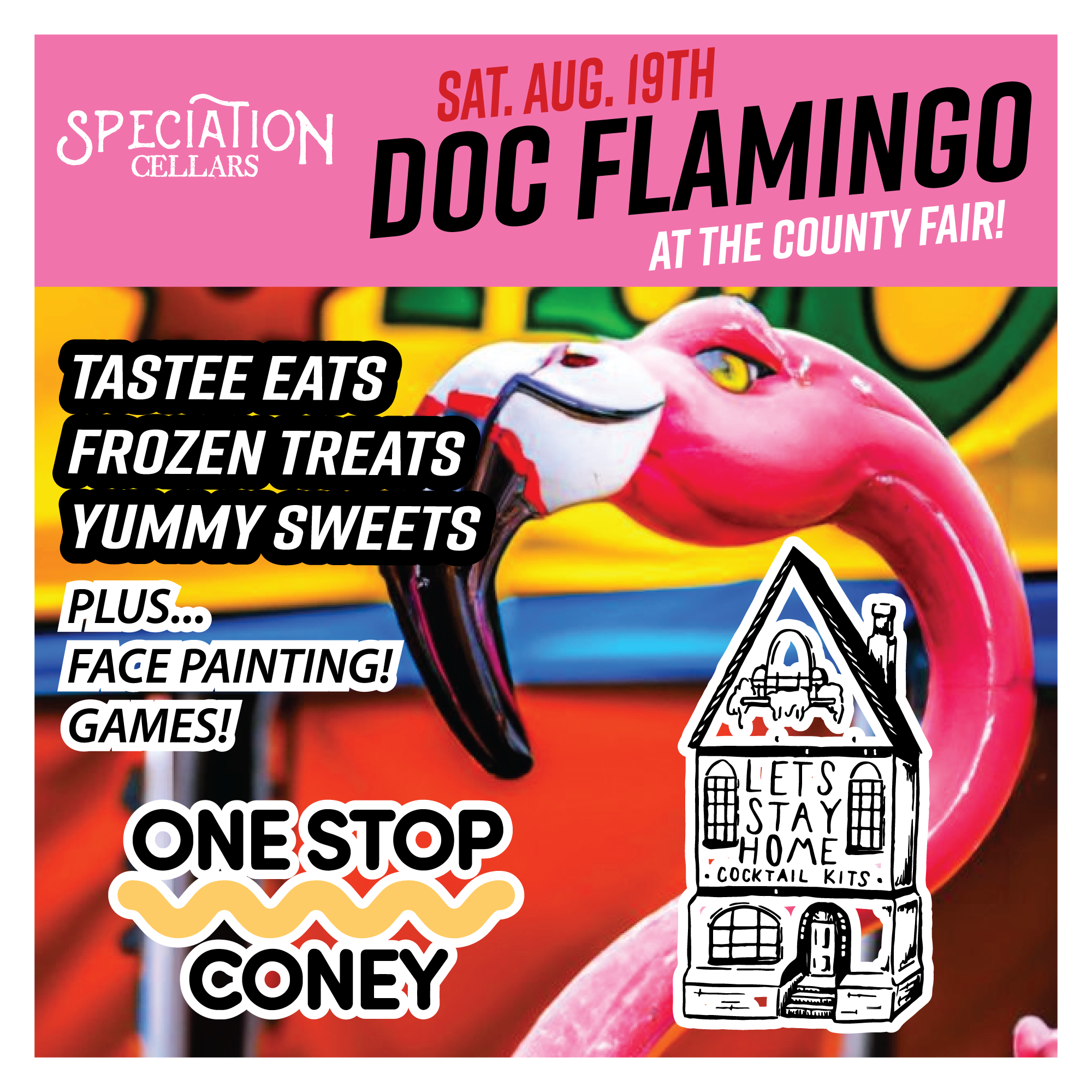 Doc Flamingo at the County Fair!