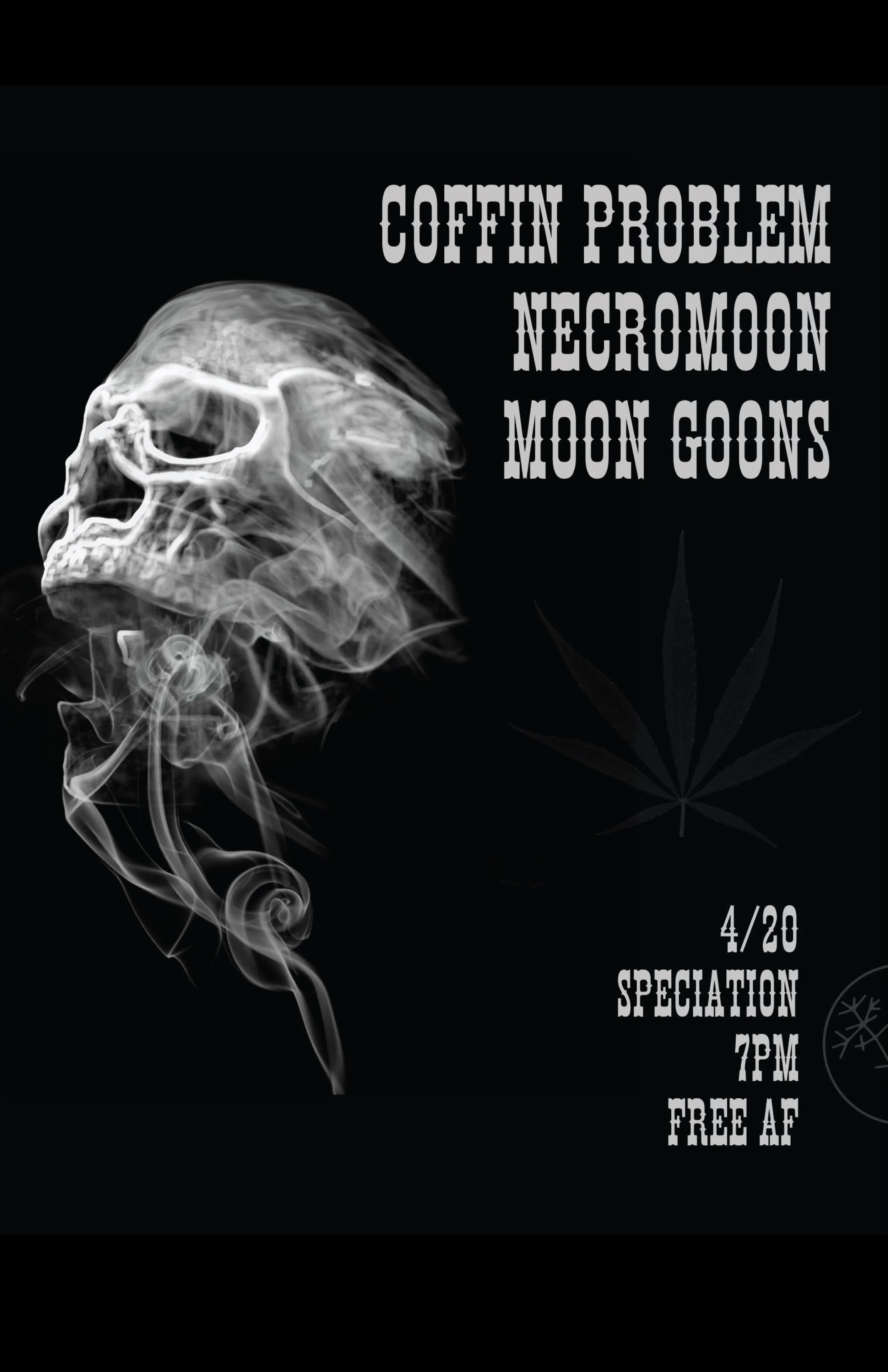 Free Show: Coffin Problem, Necromoon, Moon Goons