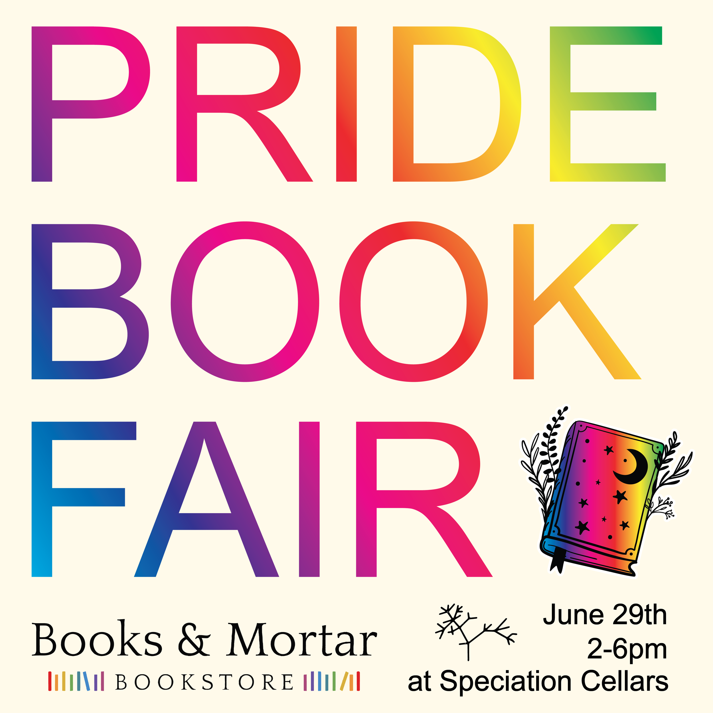 Pride Book Fair with Books and Mortar