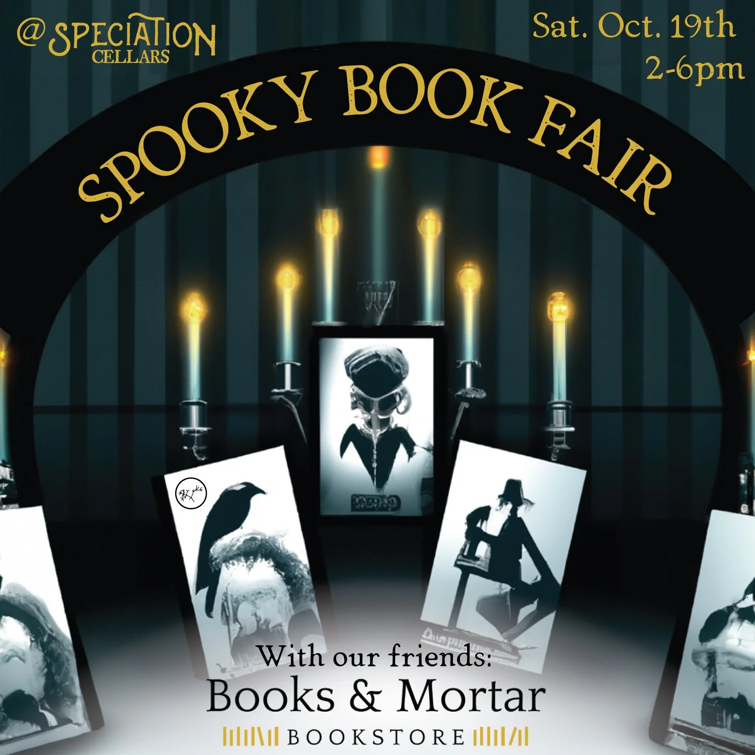 Spooky Book Fair w/ Books & Mortar