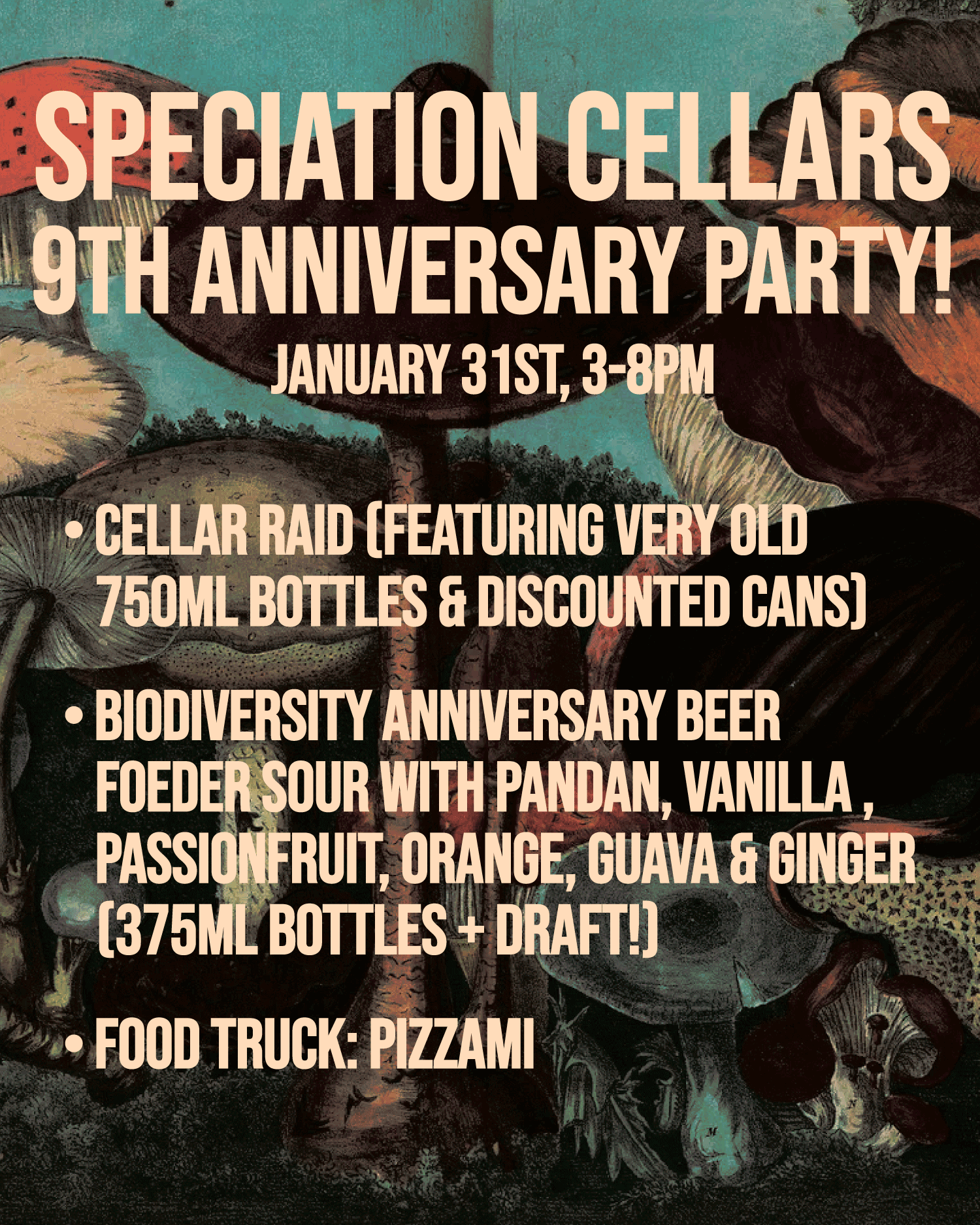 Speciation's Ninth Anniversary Party!