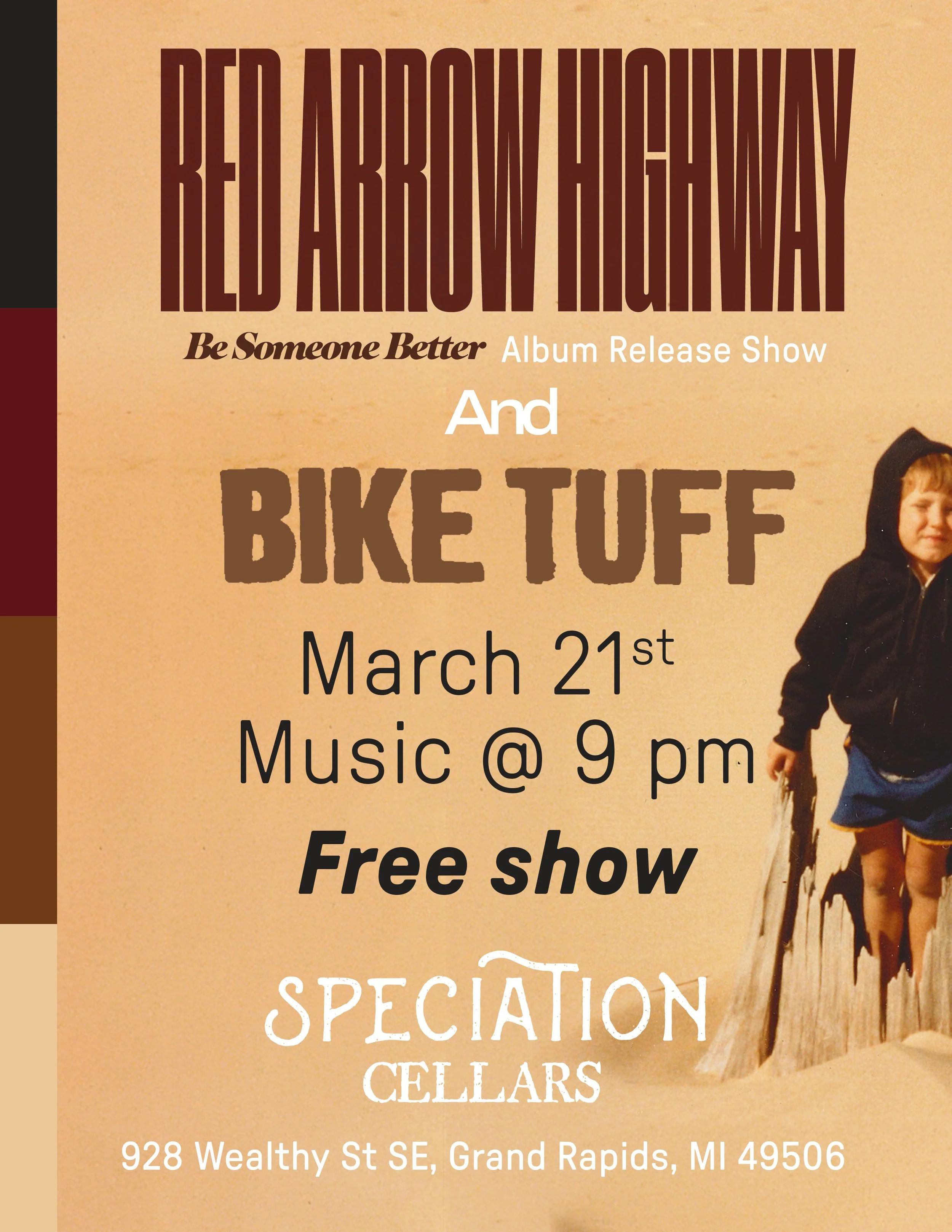 Free Show: Red Arrow Highway + BIKE TUFF