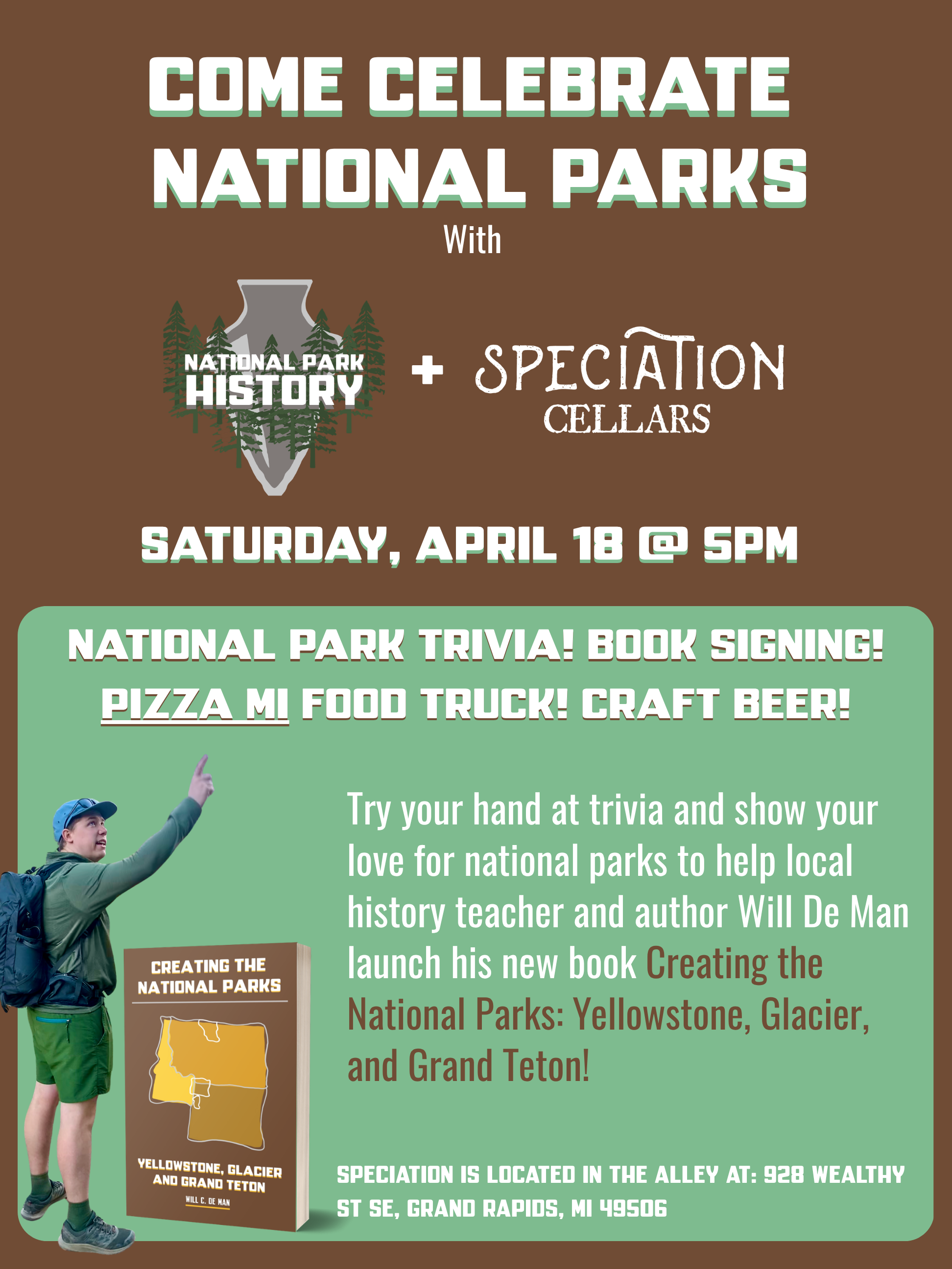National Park Party Trivia and Book Signing