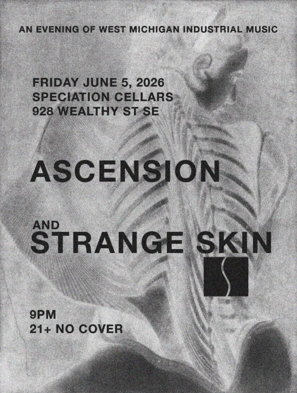 Free Show Friday: Ascension &amp; Strange Skin (Industrial/Post-Punk)