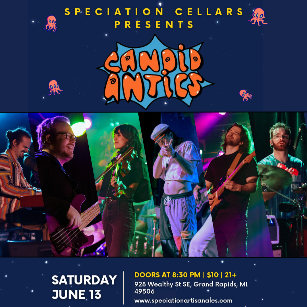 Ticketed Show: CANDID ANTICS (Jazz)