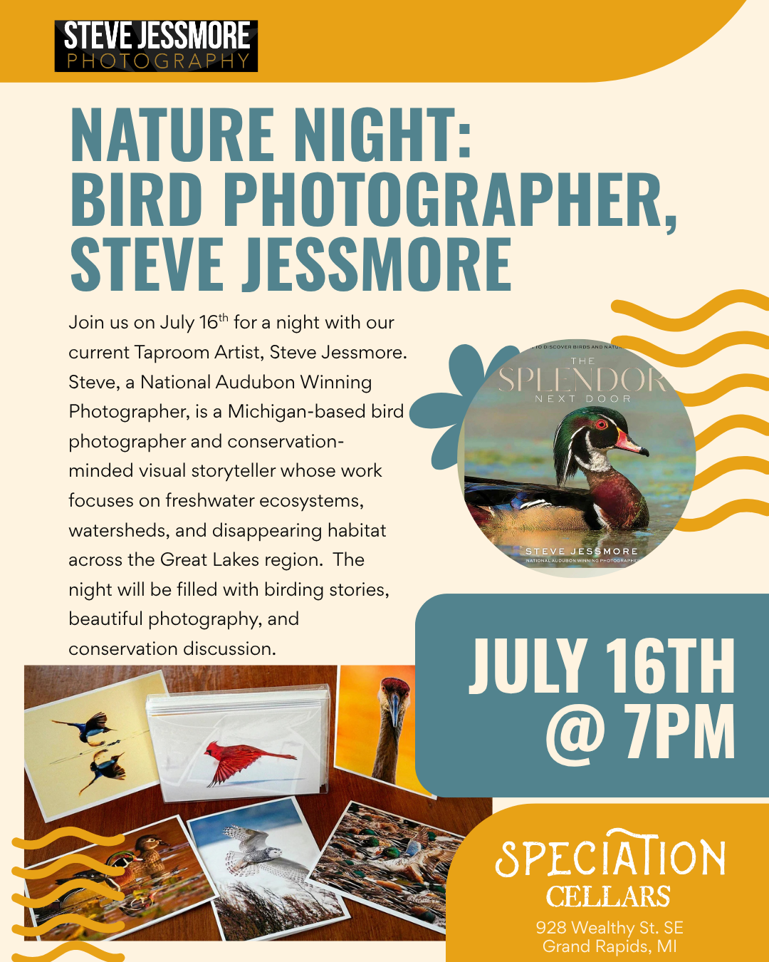 Nature Night: Bird Photographer, Steve Jessmore
