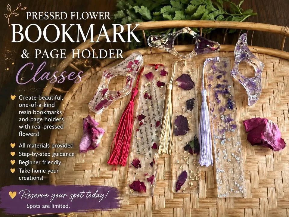 Floral Bookmark Class w/ Wild Daisy Creative