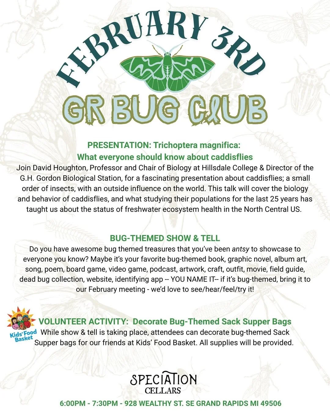 Local Bug Club Bug Club! — Speciation Cellars