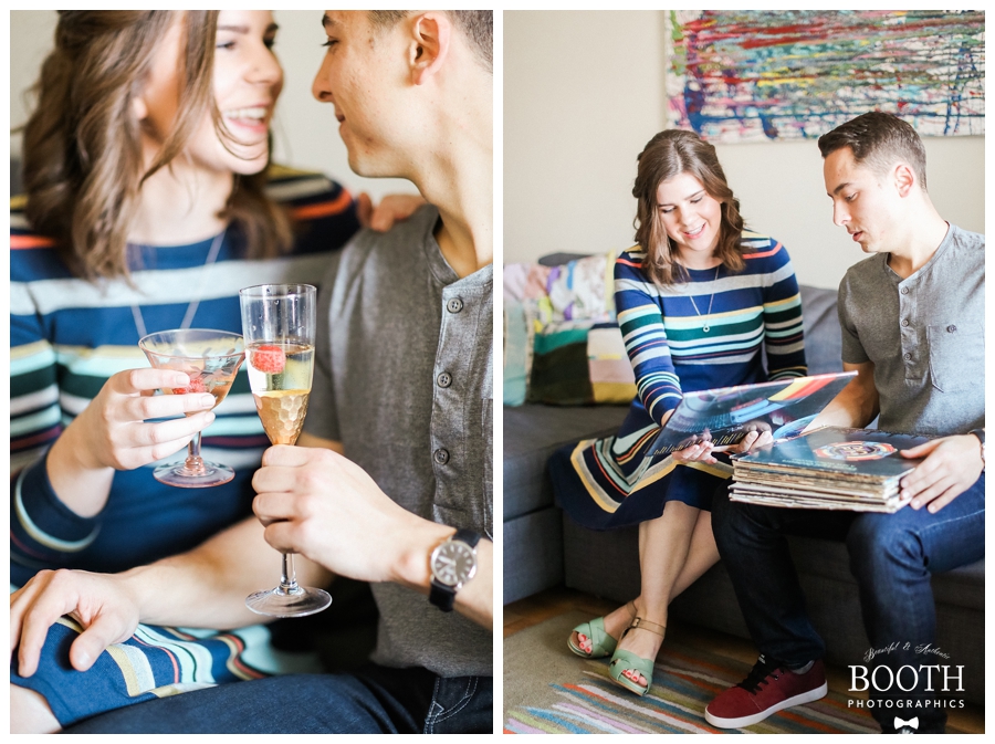 madison lifestyle engagement session
