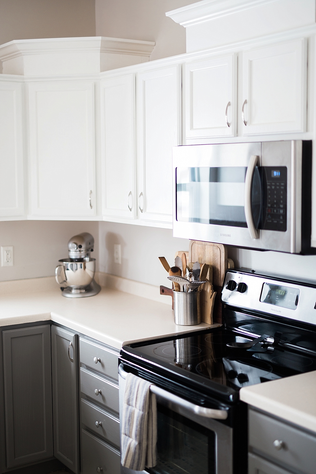 Our kitchen after we "tweaked it" a bit