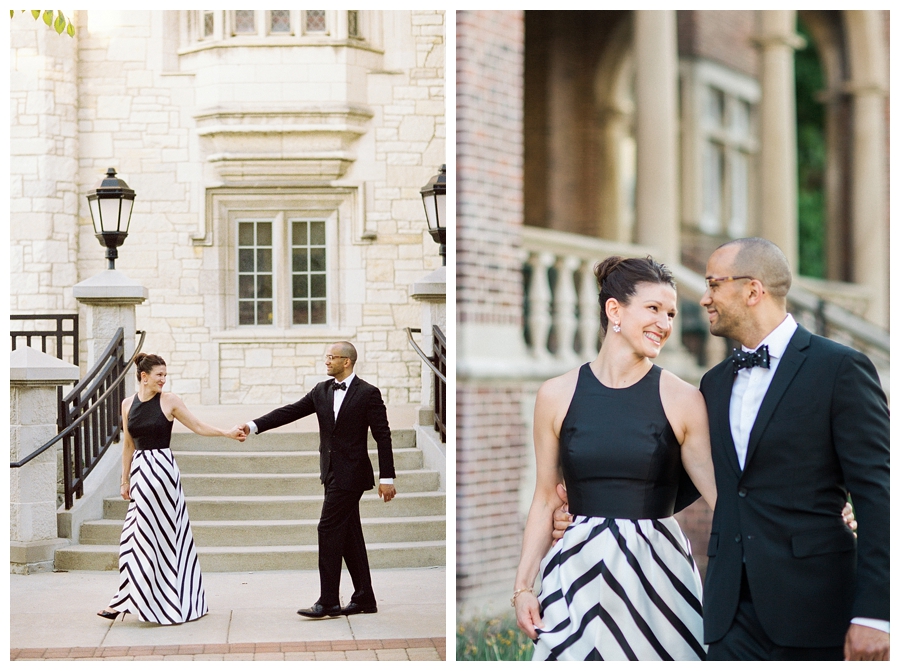 engagement photography at the UW campus