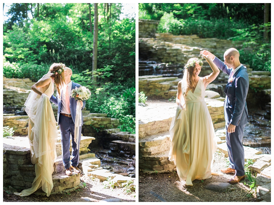 Milwaukee lakefront fine art wedding photography