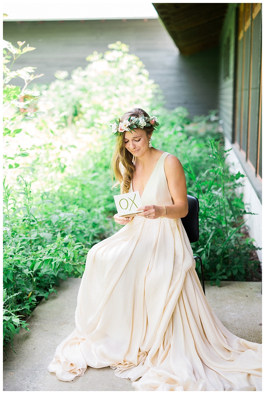 fine art photography of bride getting ready