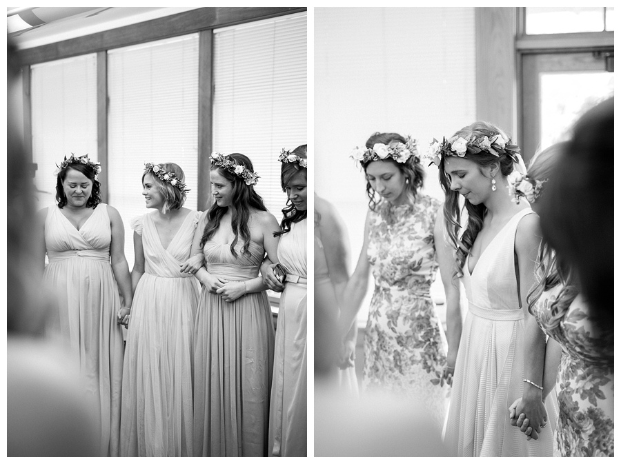 fine art photography of bride getting ready