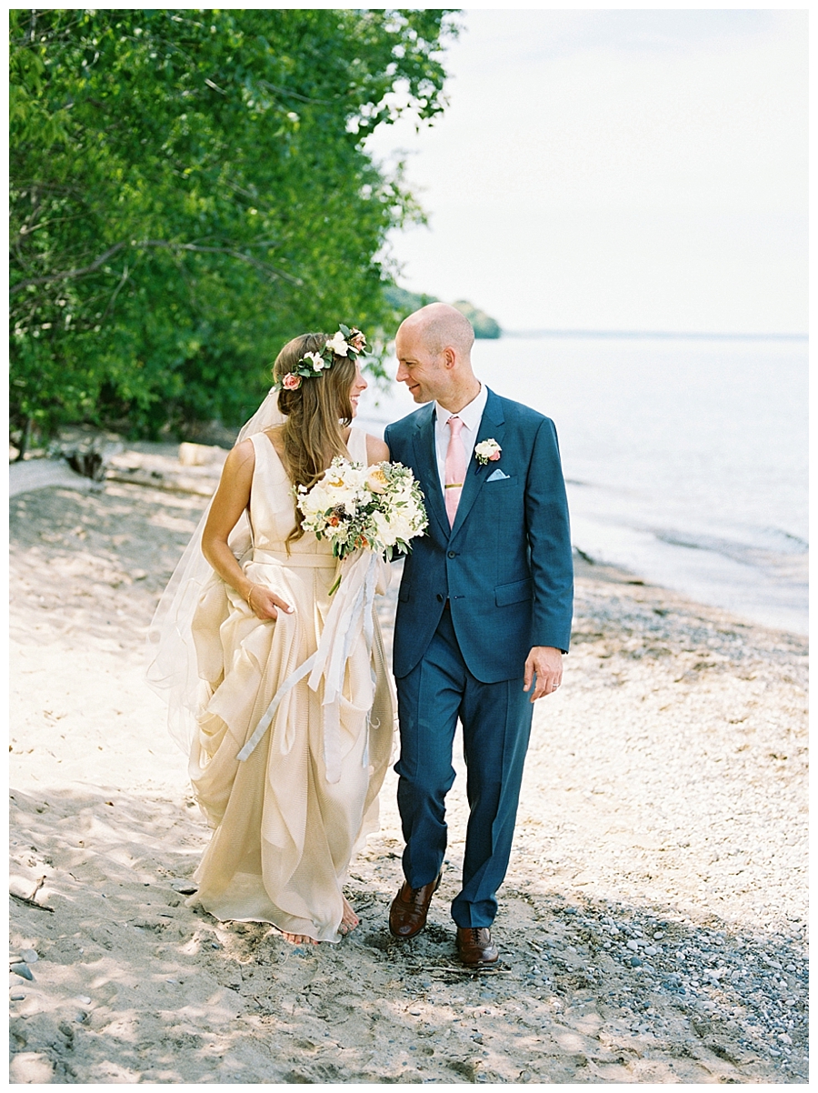 Lake Michigan fine art wedding photography
