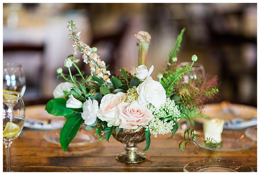 fine art photography of organic wedding reception at Pritzlaff Events