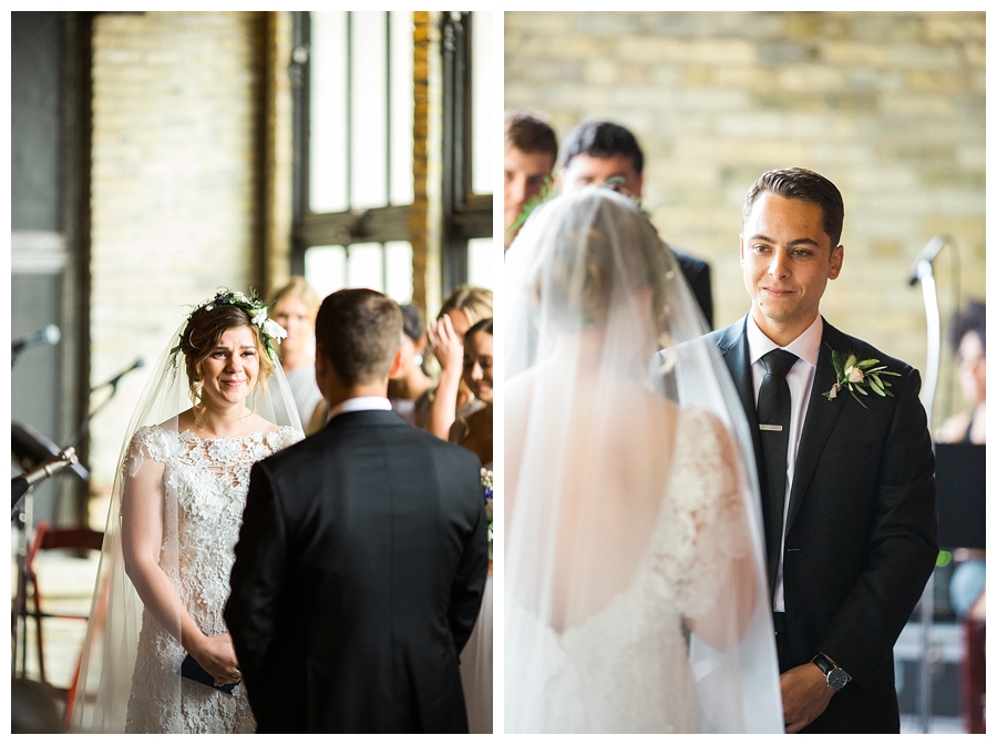 fine art wedding ceremony at Pritzlaff Events