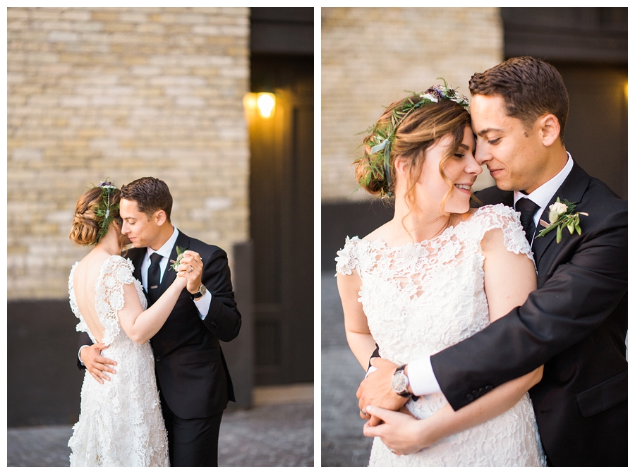 fine art photography of organic wedding reception at Pritzlaff Events