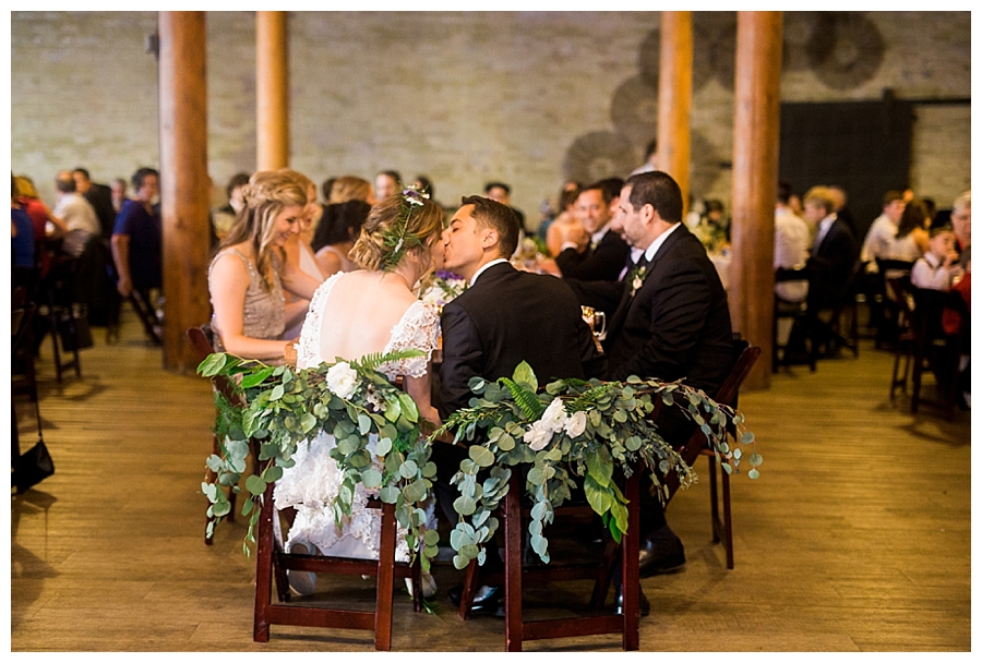 fine art photography of organic wedding reception at Pritzlaff Events