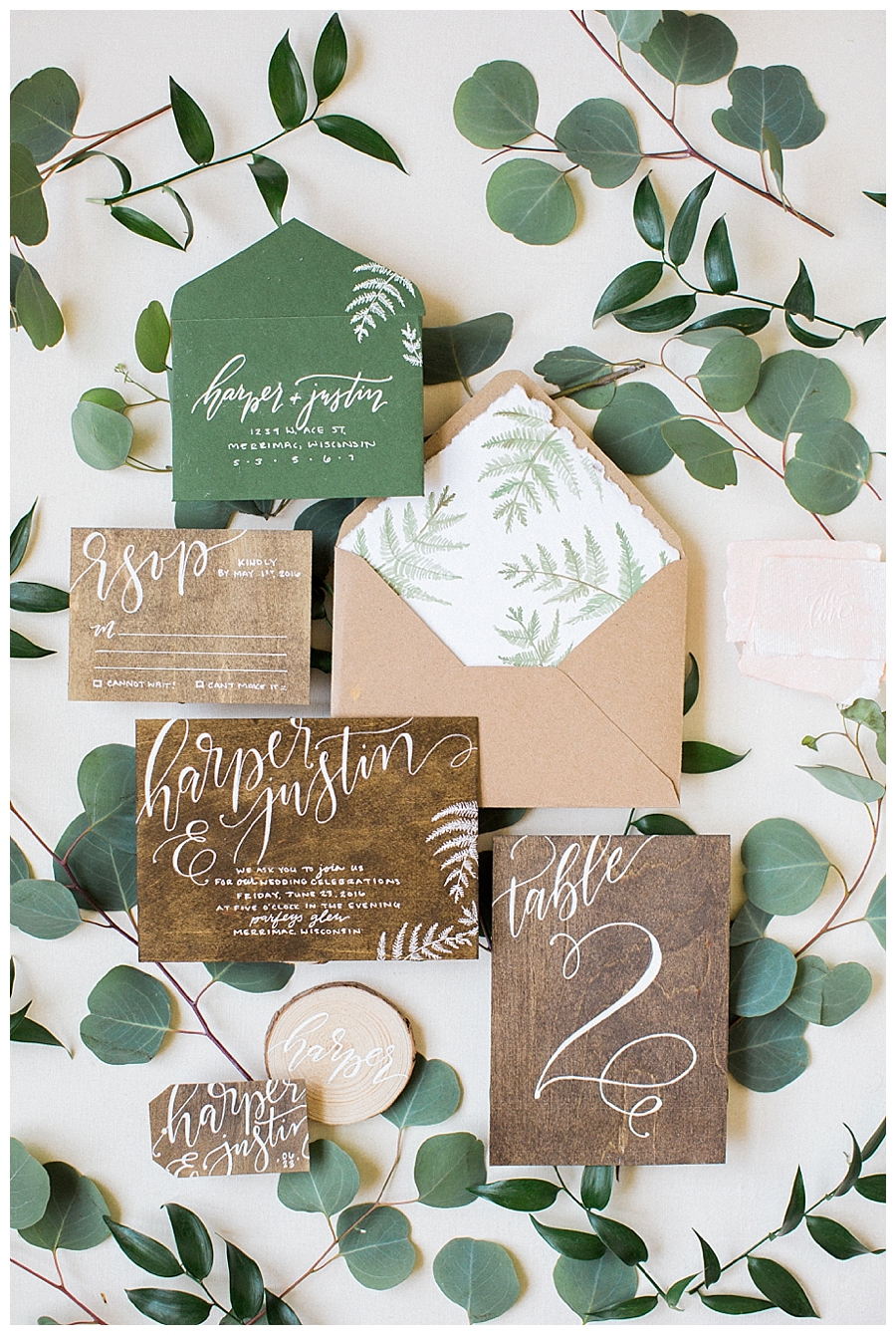 fine art wedding stationary