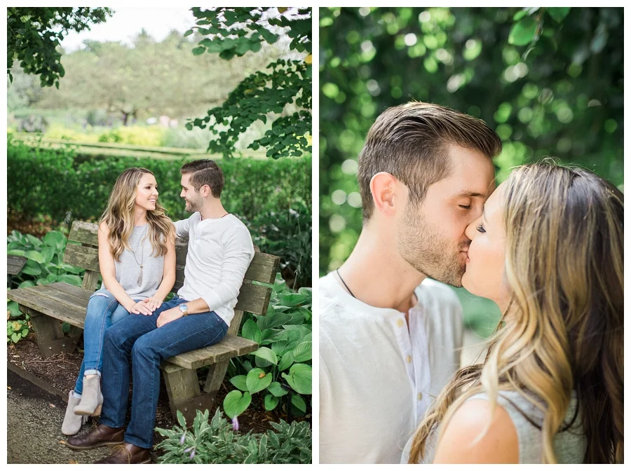 Morton Arboretum fine art engagement session