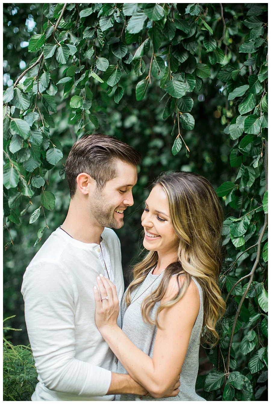 Morton Arboretum fine art engagement session