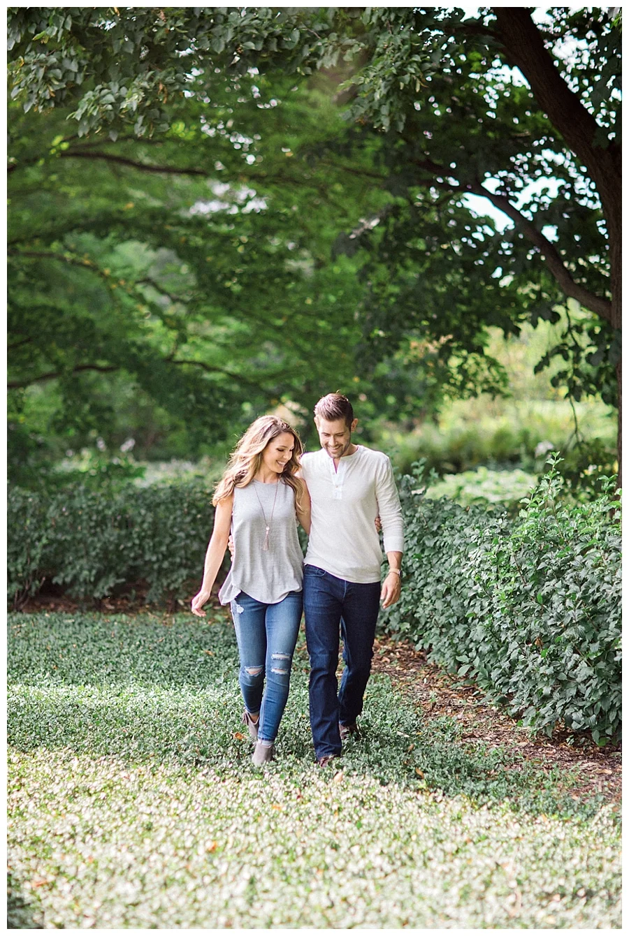 Morton Arboretum fine art engagement session